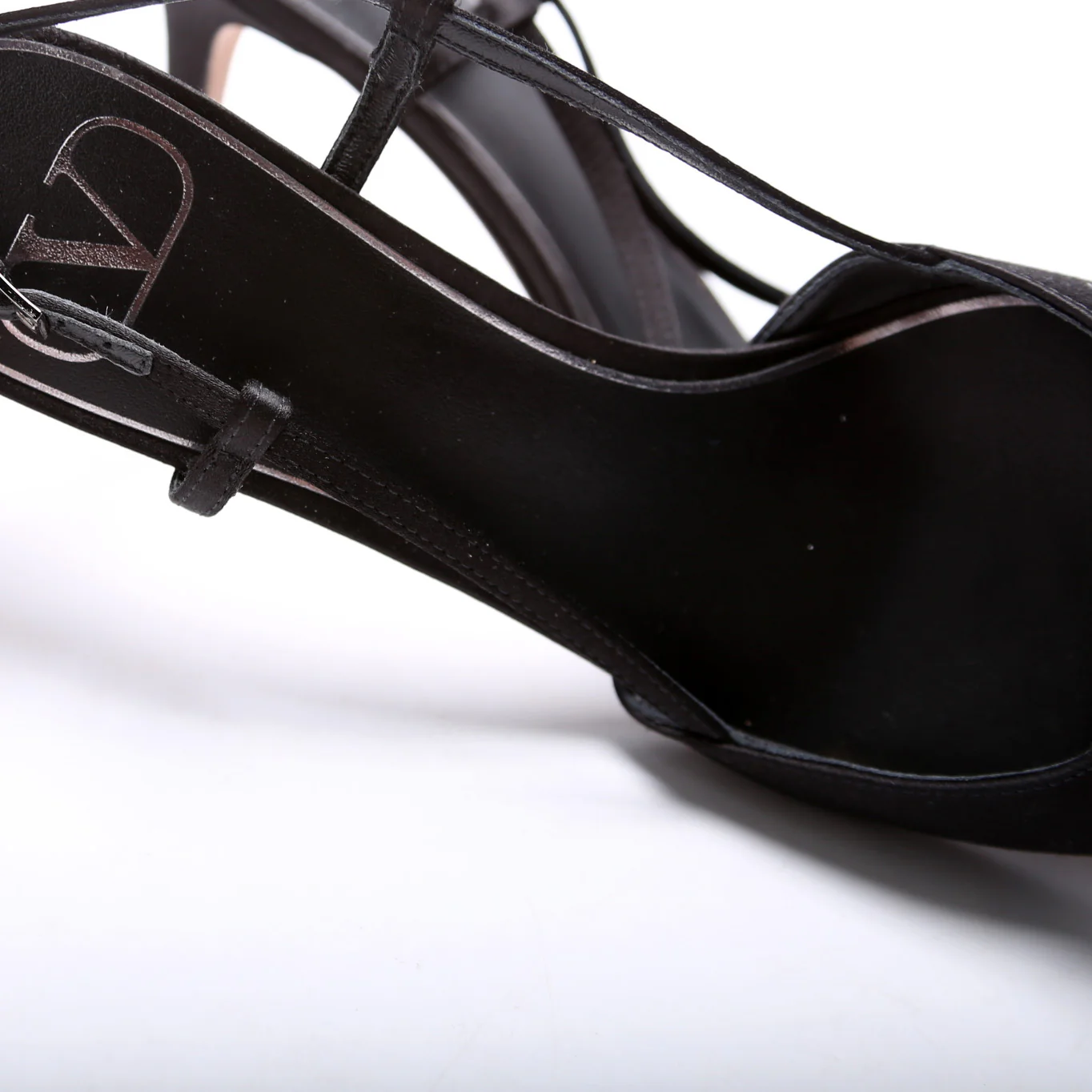 Logo Pointed Toe Pumps Size 38 - Image 8