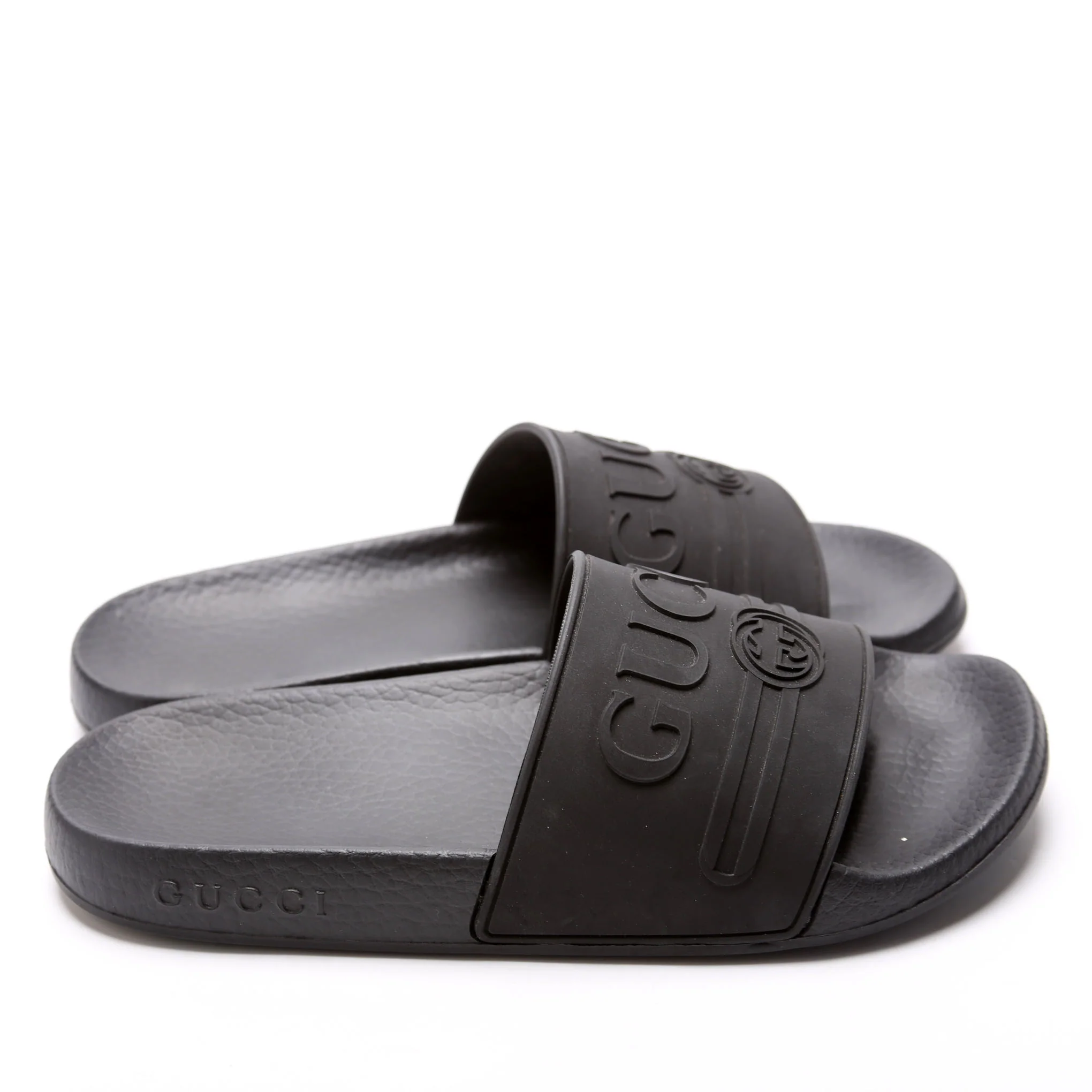 Logo Rubber Slides Size 36 Black - Image 3