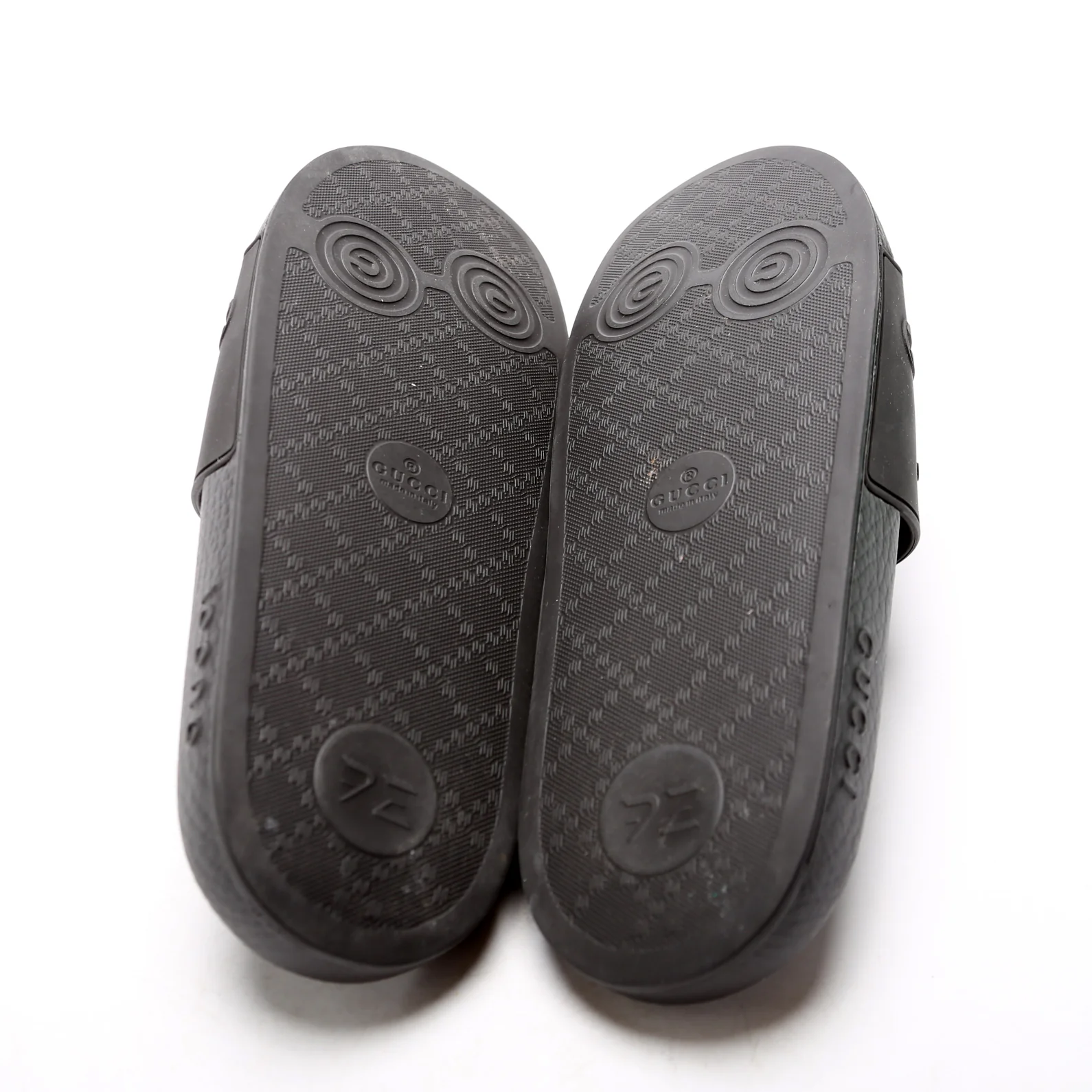 Logo Rubber Slides Size 39 Black - Image 6