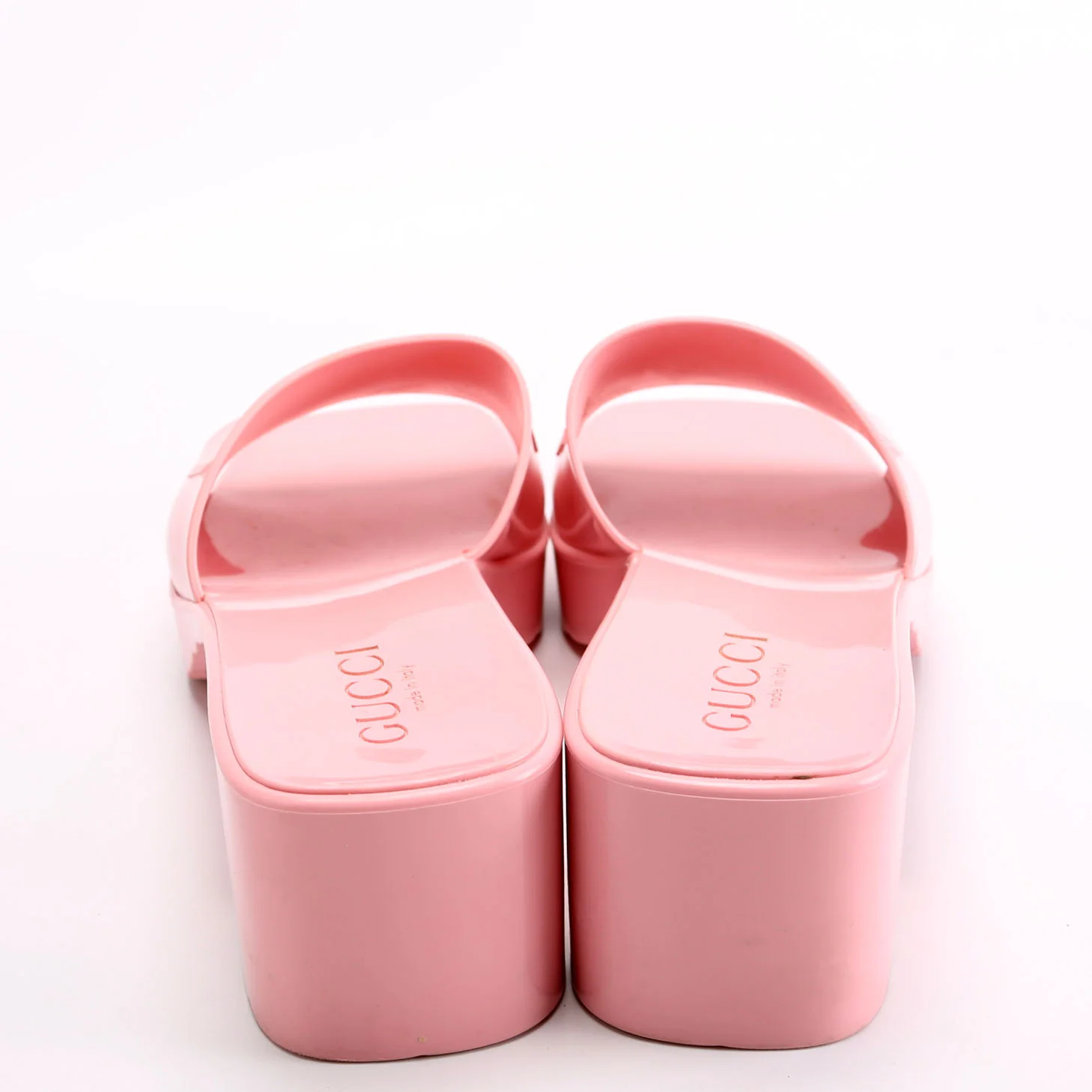 Logo Rubber Slides Size 39 Pink - Image 4