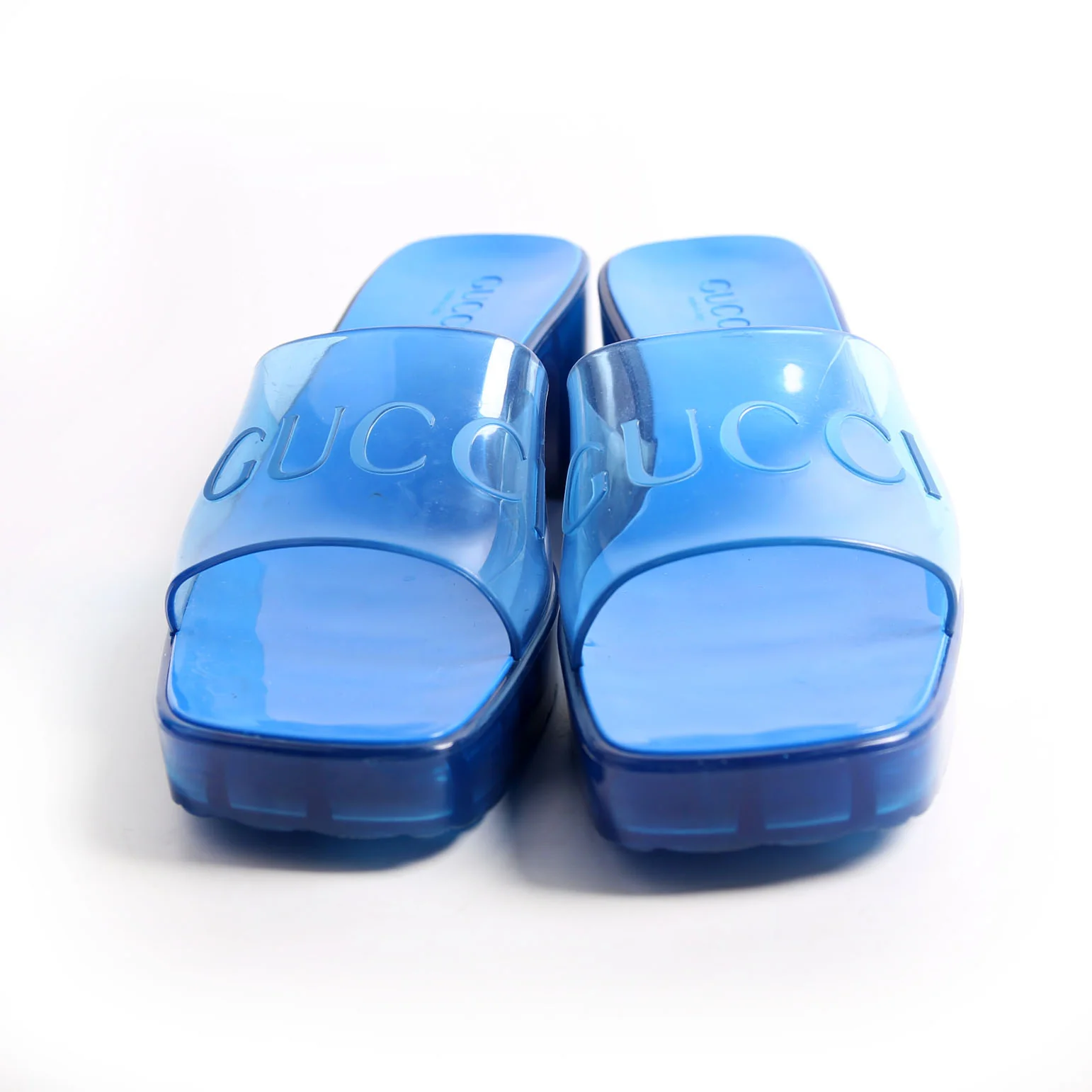 Logo Rubber Slides Size 40 Blue - Image 3