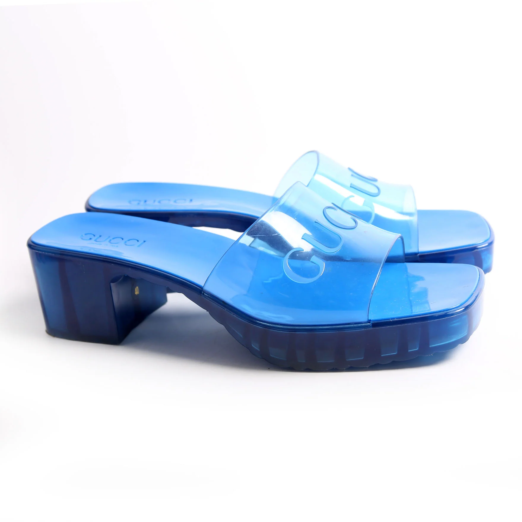 Logo Rubber Slides Size 40 Blue - Image 6