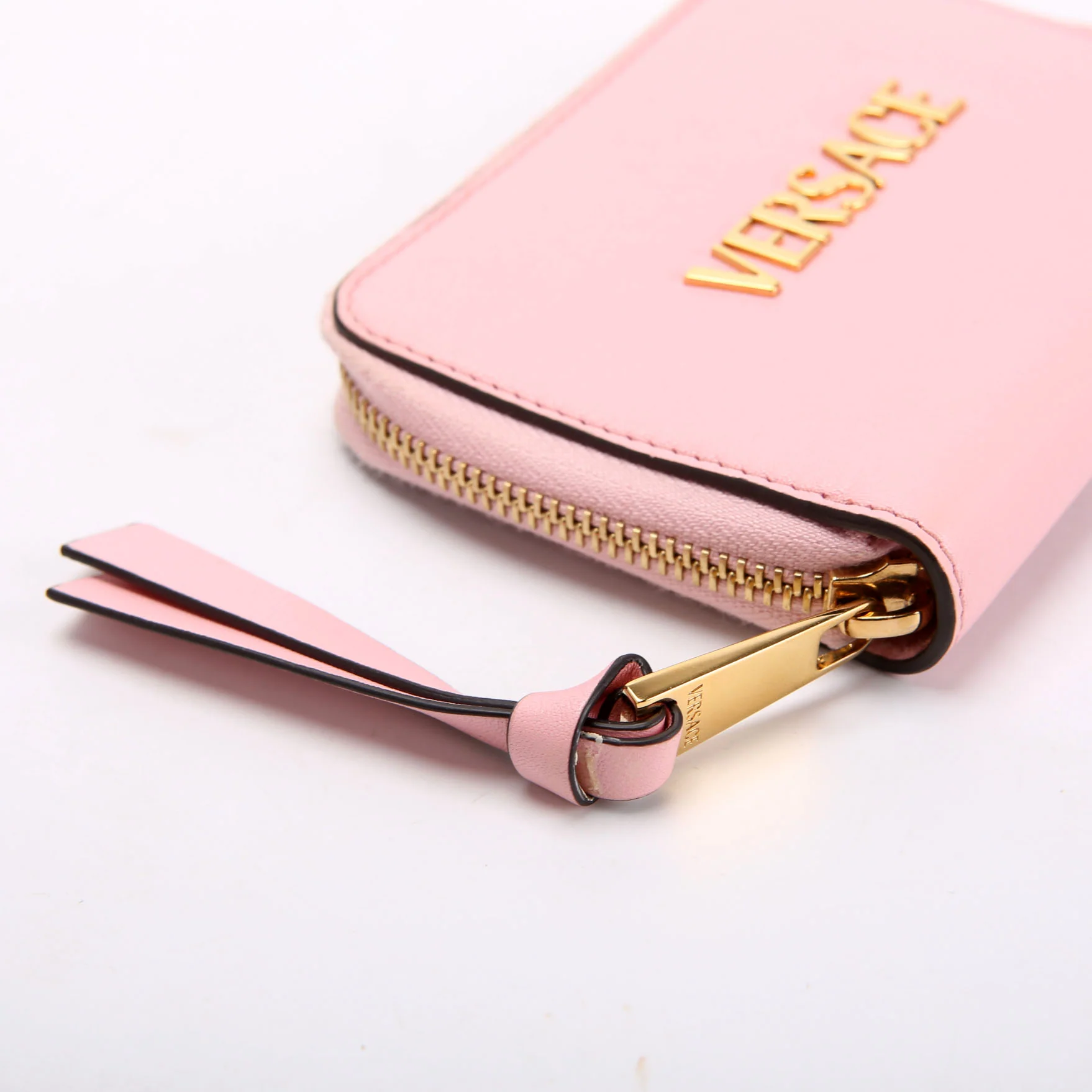 Logo Tag Zip Around Compact Wallet Pink - Image 5