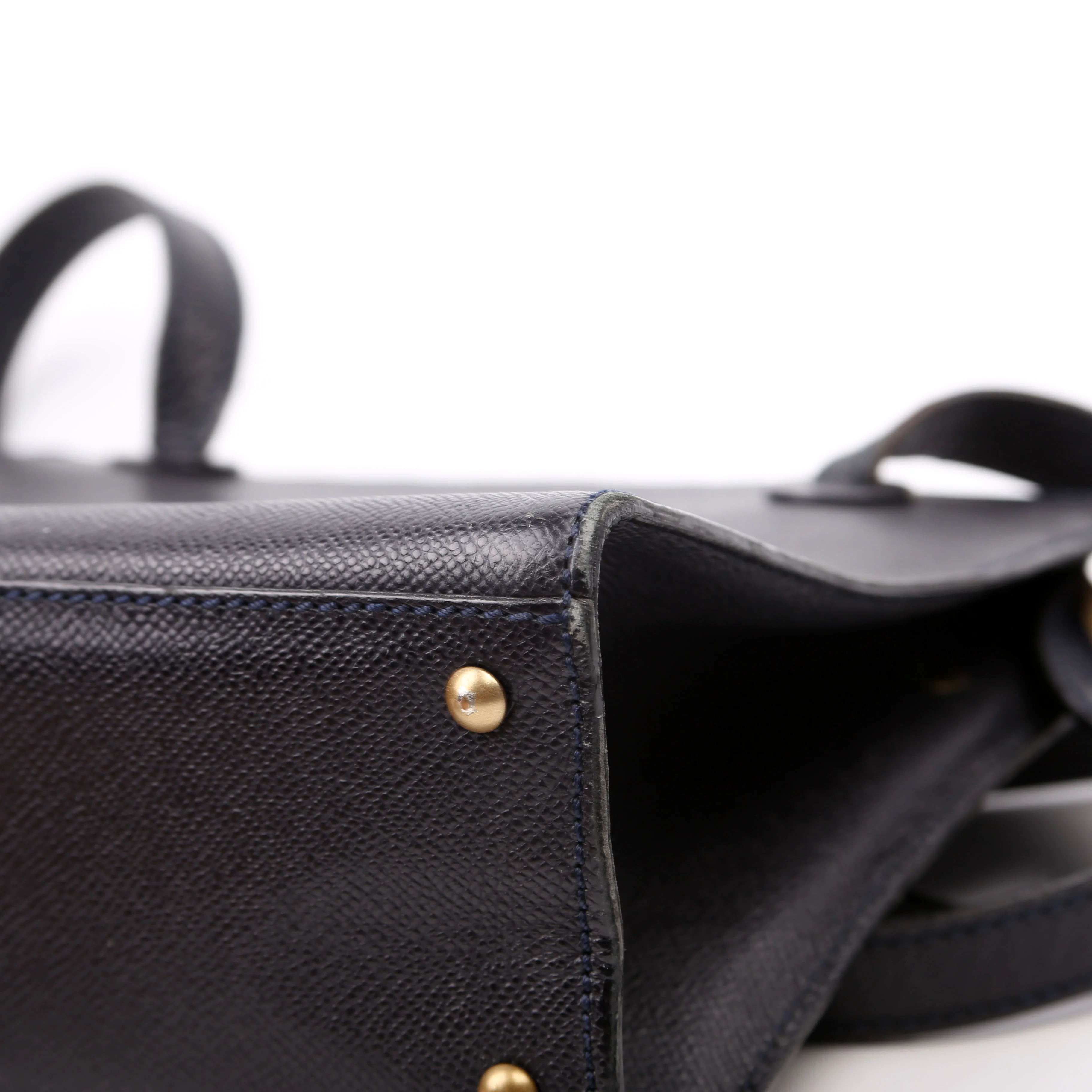 Logo Vintage Small Tote Black - Image 8