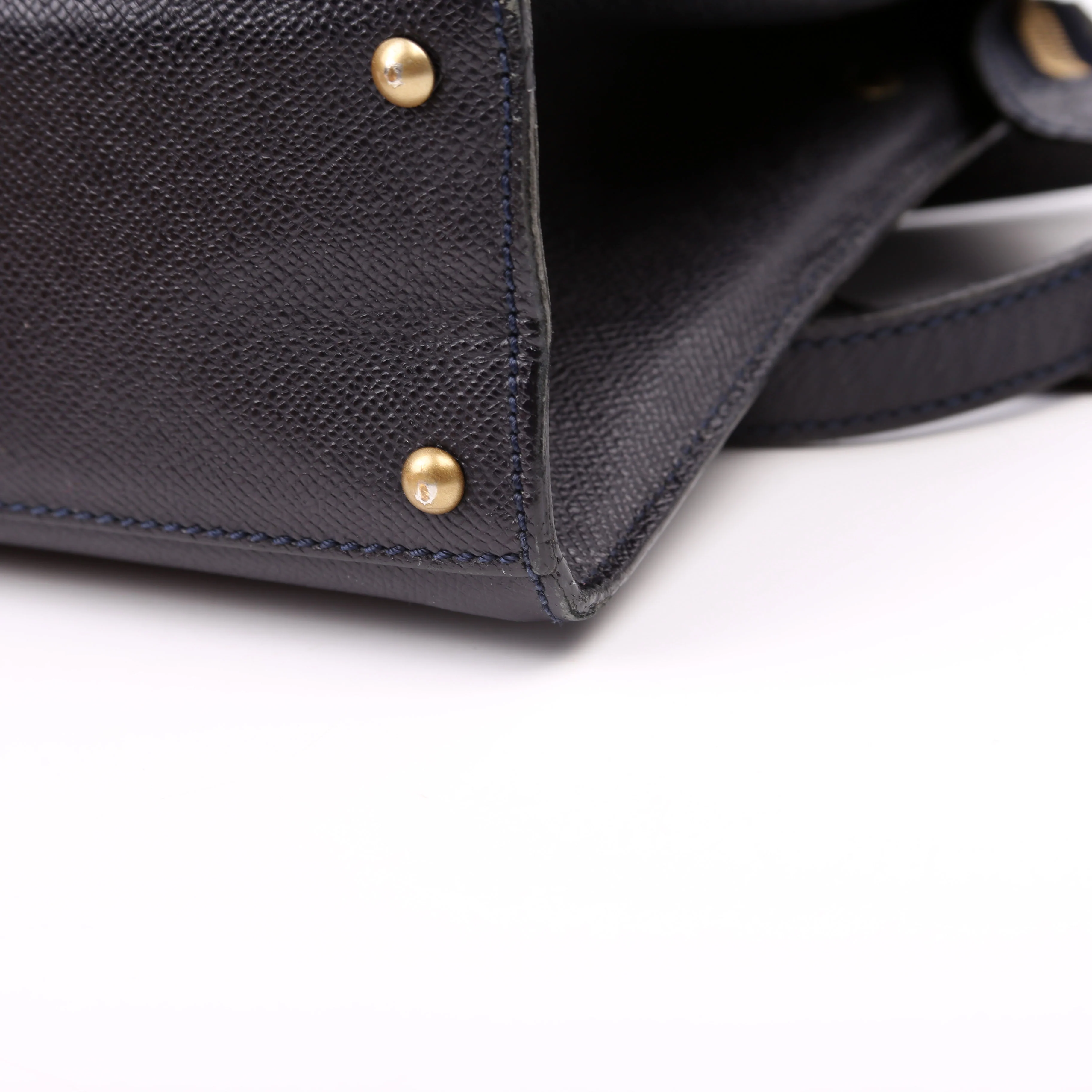 Logo Vintage Small Tote Black - Image 9