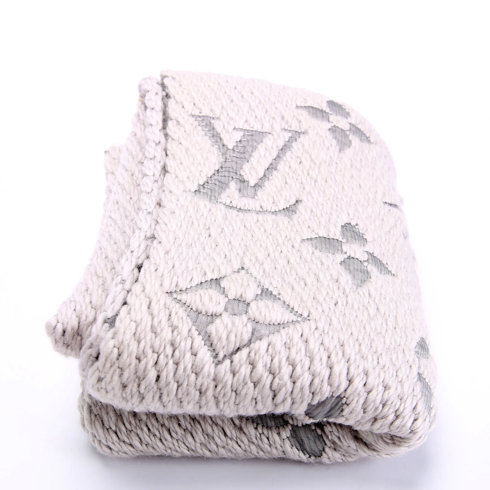 Logomania Wool/Silk Gray - Image 2