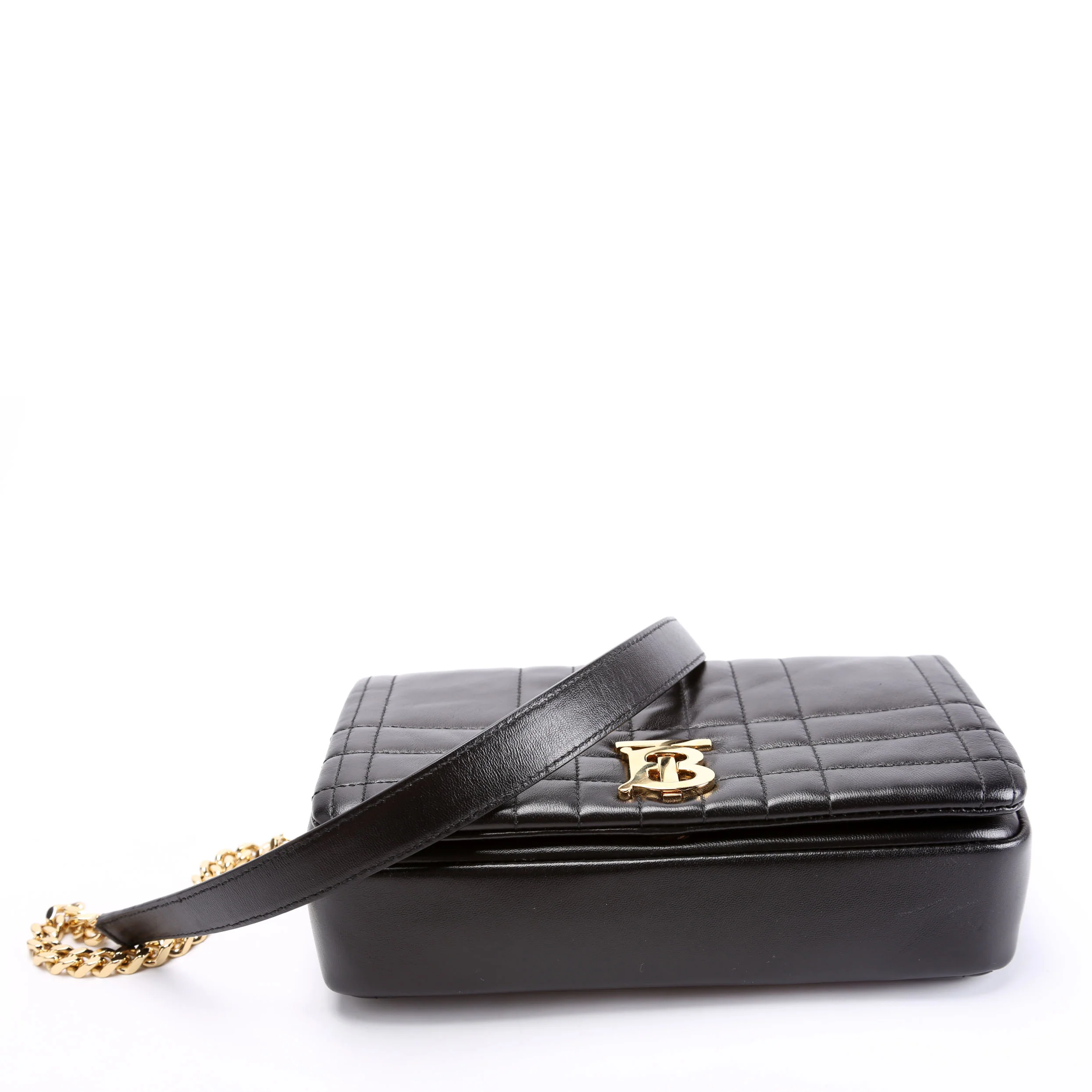 Lola Quilted Flap Small Black - Image 4