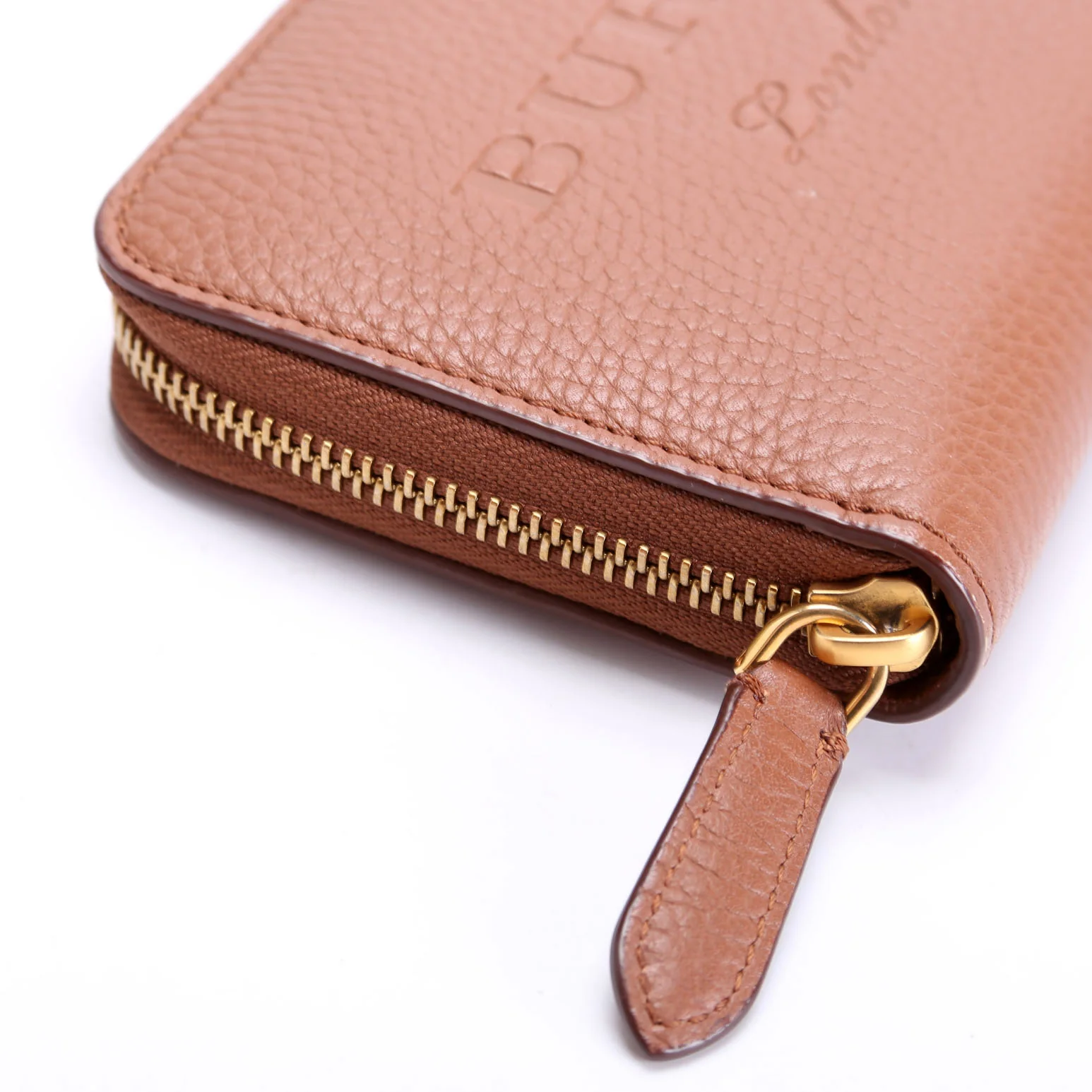 London Zip Around Wallet Grain Calfskin Brown - Image 5