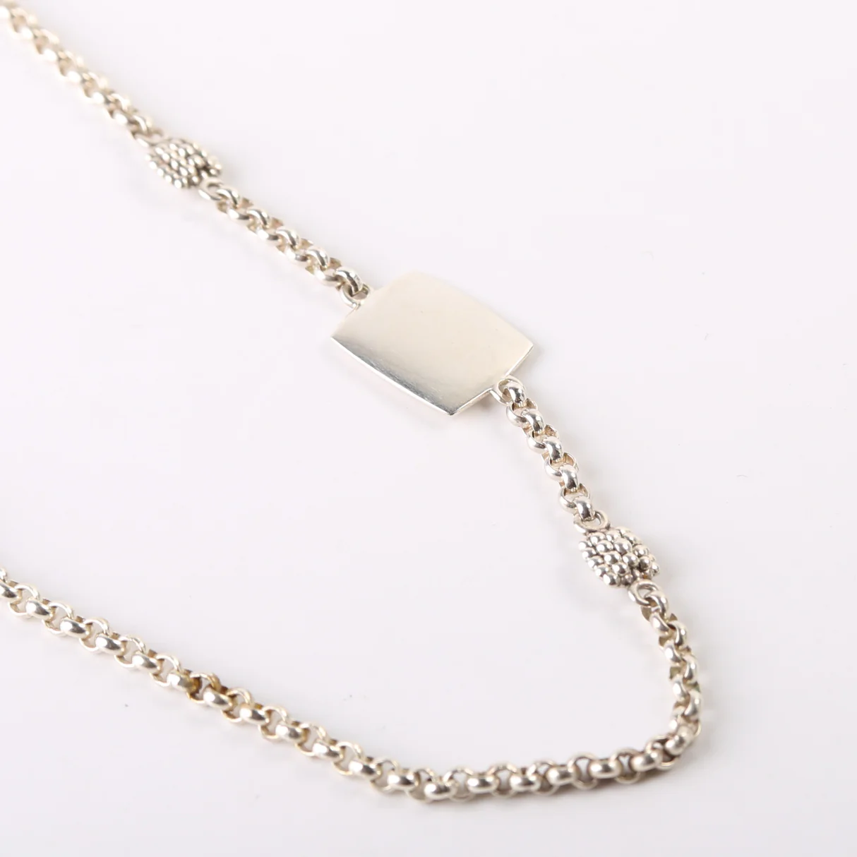 Long Caviar 925 Necklace - Image 6