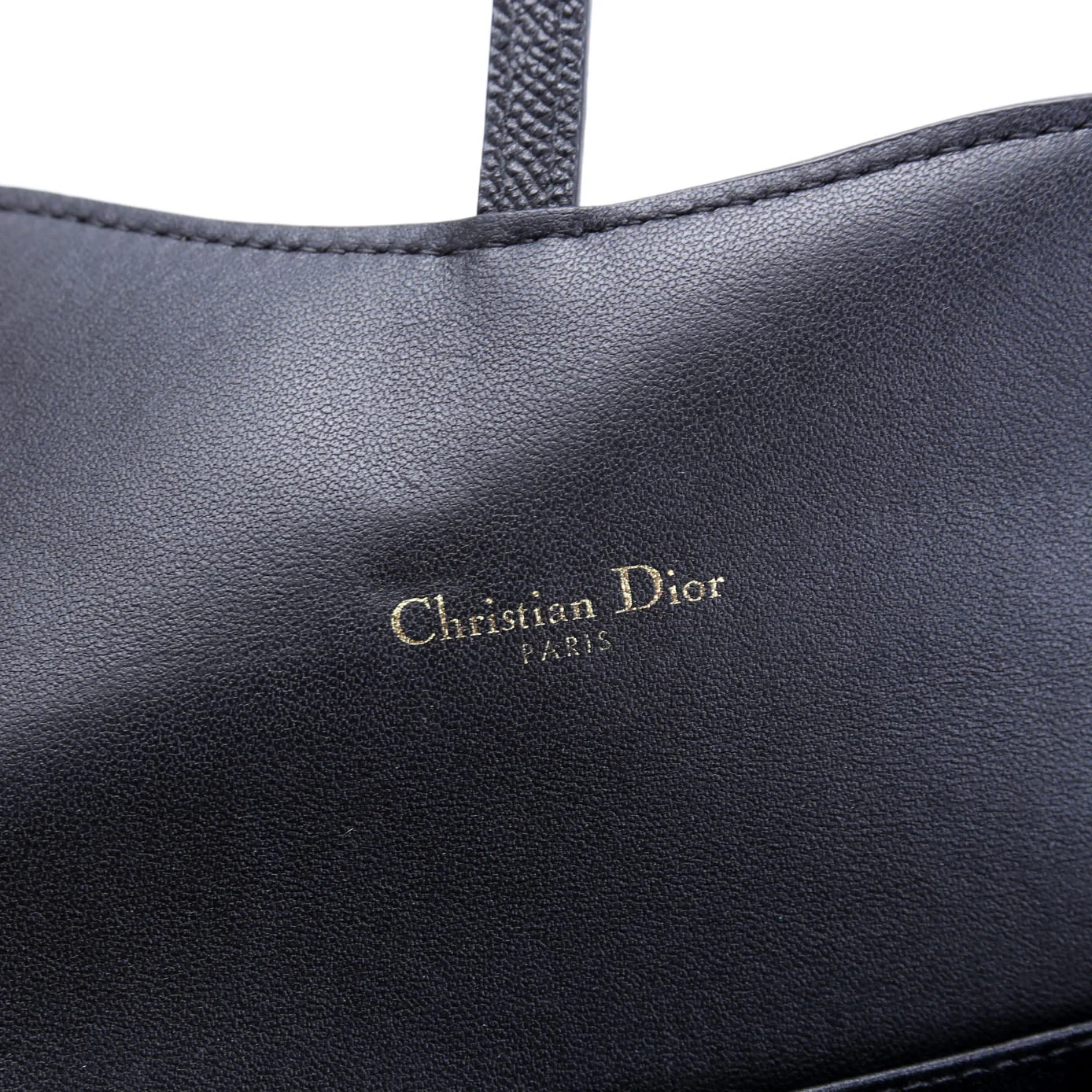 Long Saddle Wallet With Chain Leather Black - Image 8