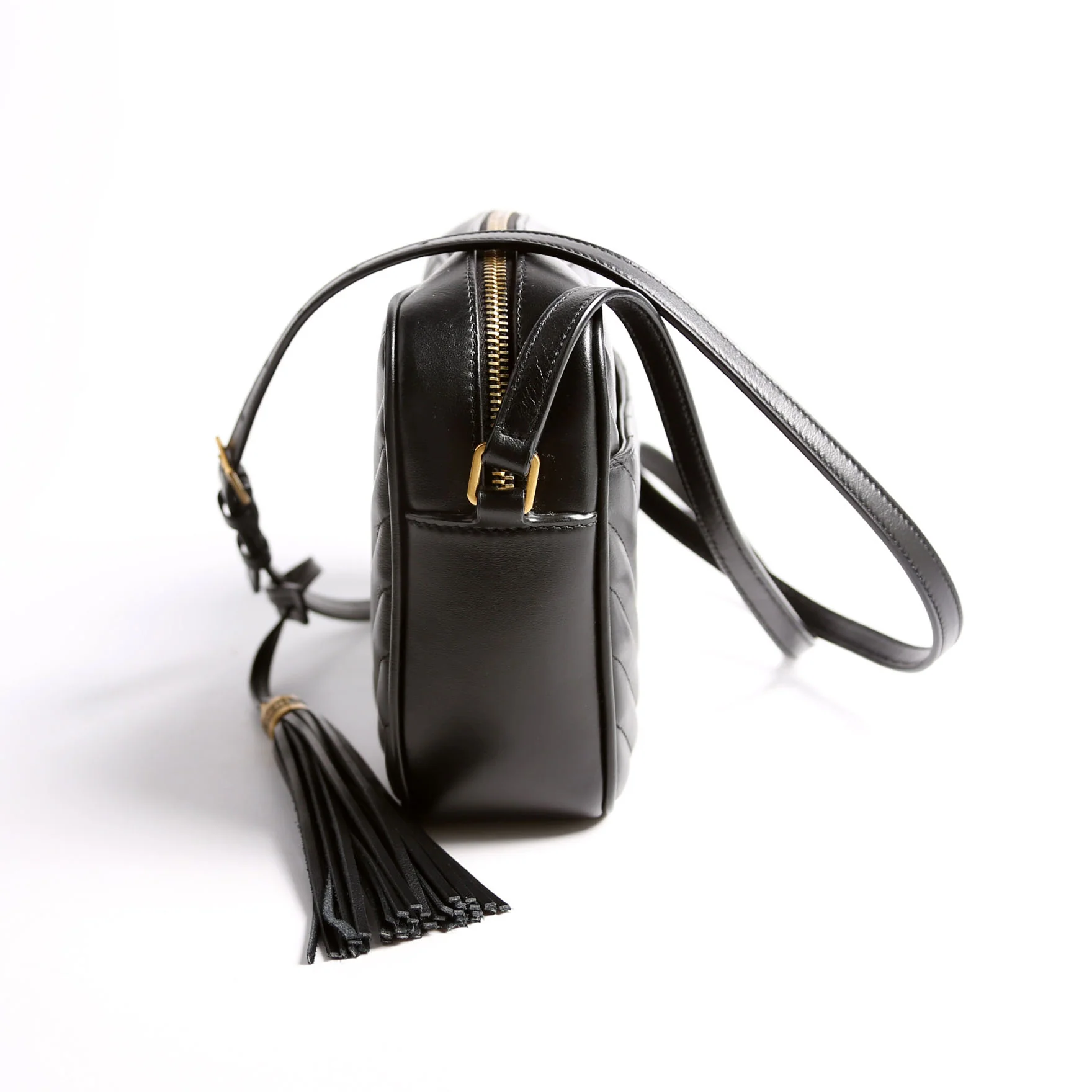 Lou Camera Bag Chevron 715232 Black - Image 4