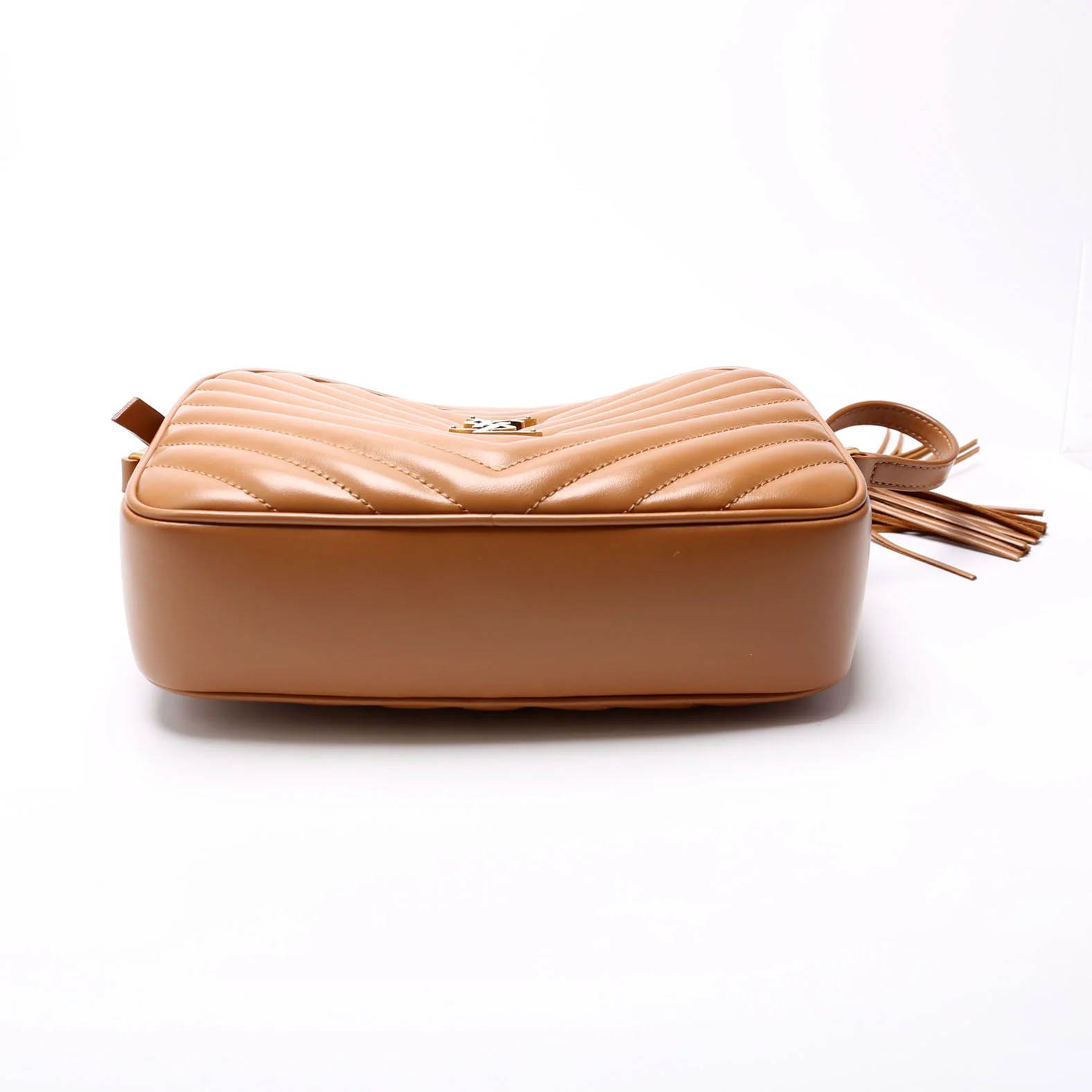 Lou Camera Bag Chevron Nude/Gold - Image 4