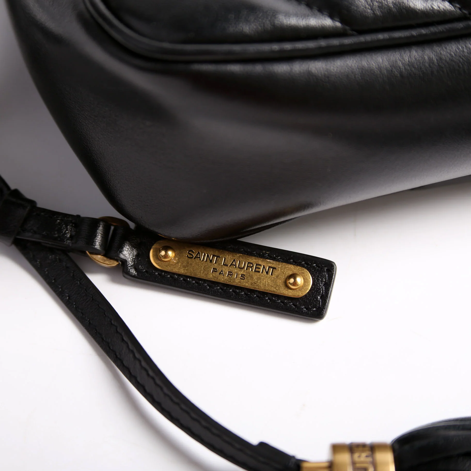 Lou Camera Bag Quilted 574494 Black/Gold - Image 5