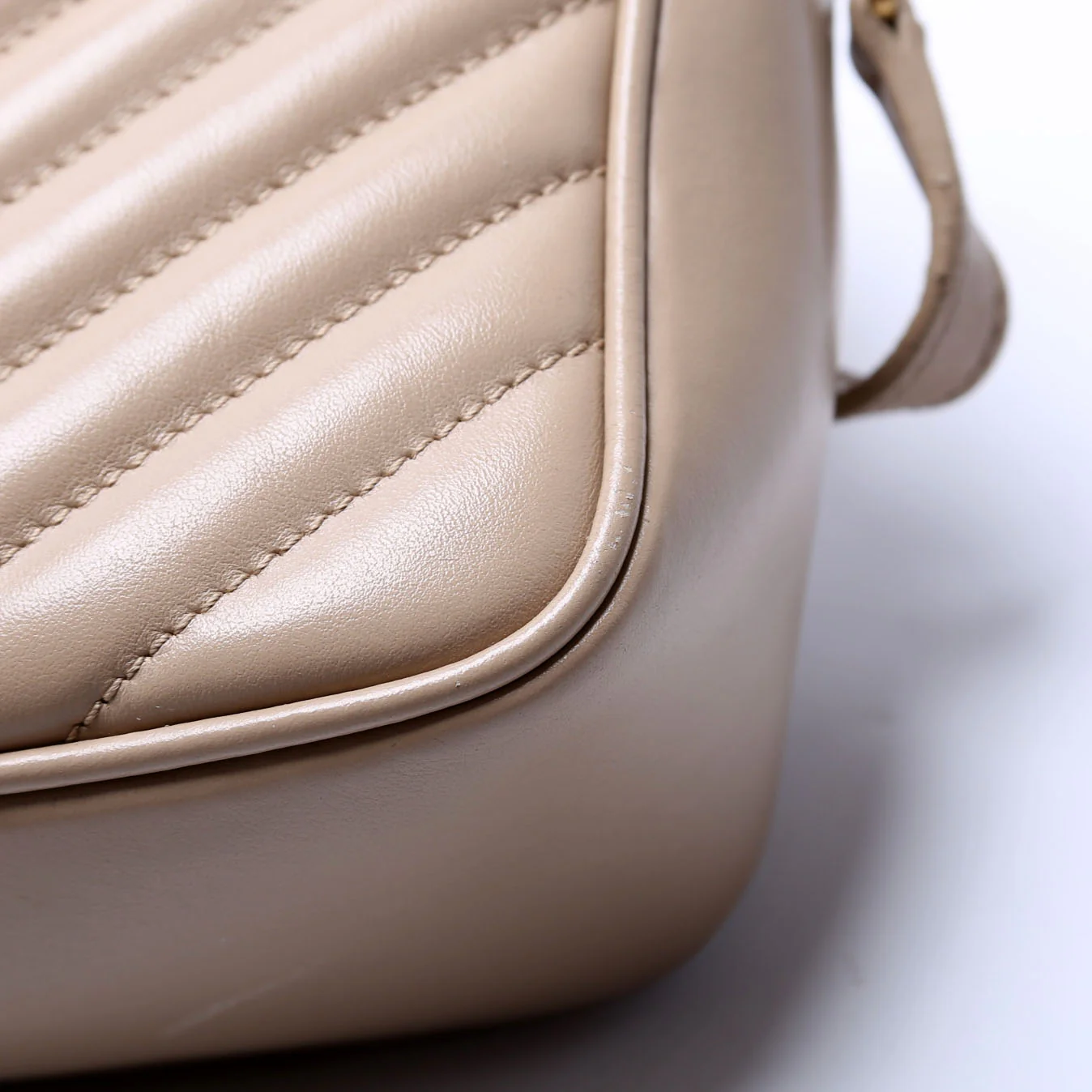 Lou Camera Bag Quilted 612544 Nude - Image 6