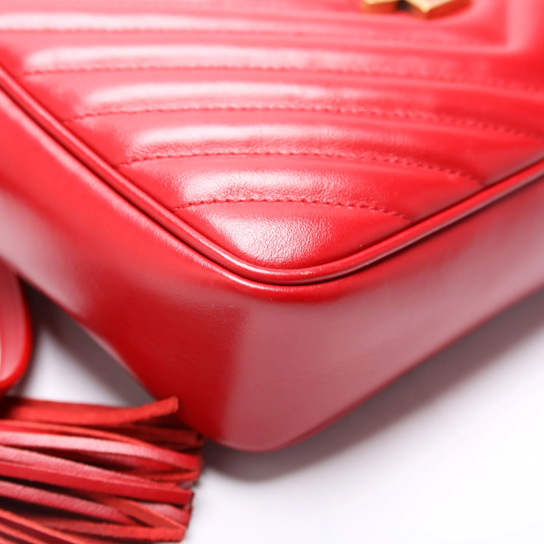 Lou Camera Bag Quilted 612544 Red - Image 5