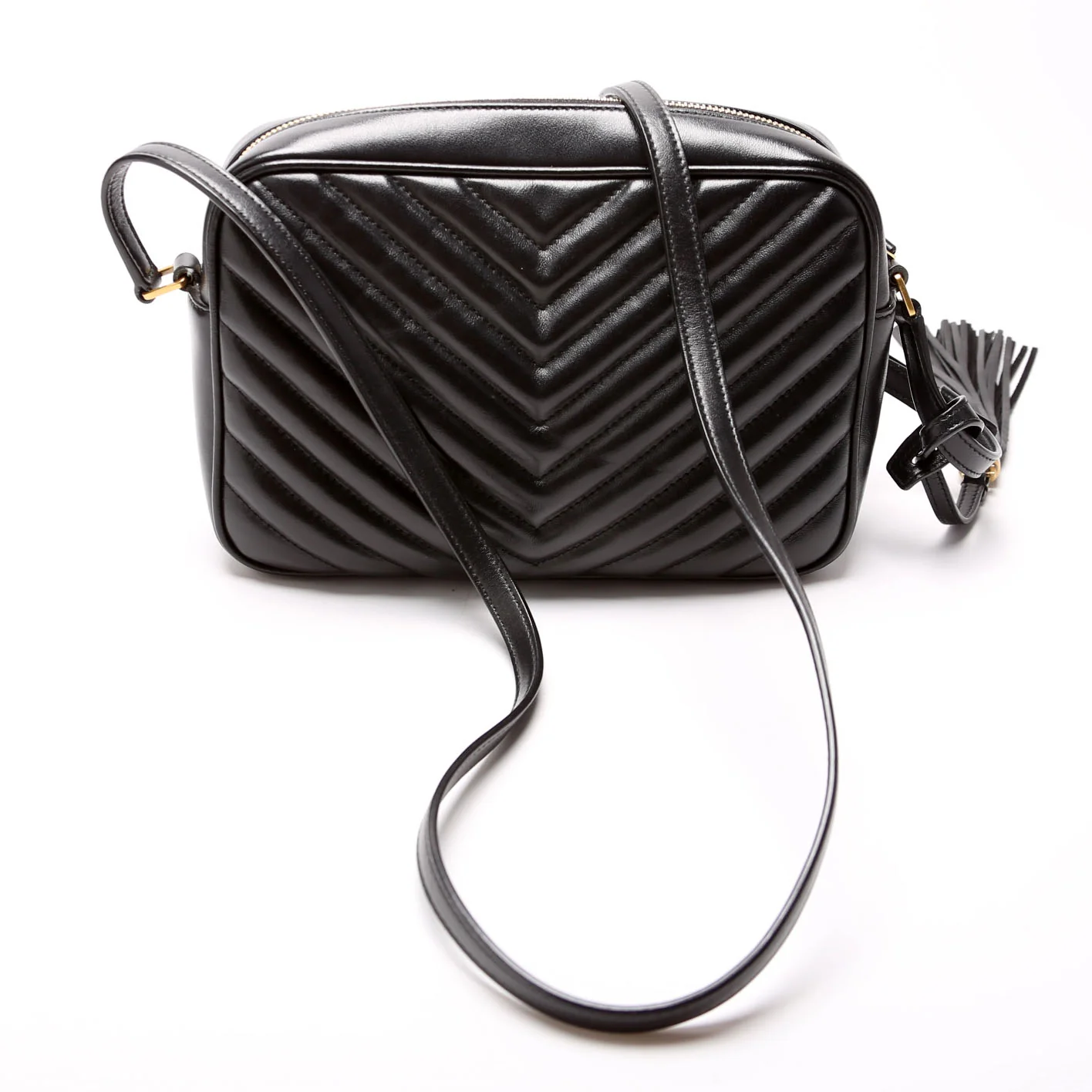 Lou Camera Bag Quilted Black - Image 3
