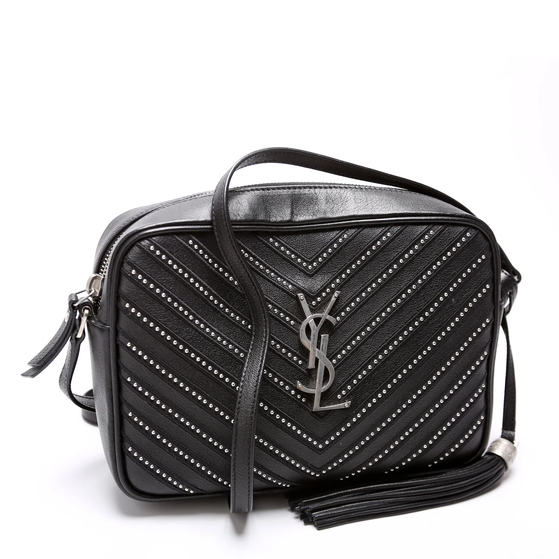 Lou Camera Bag Studded Calfskin 612544 Black - Image 2