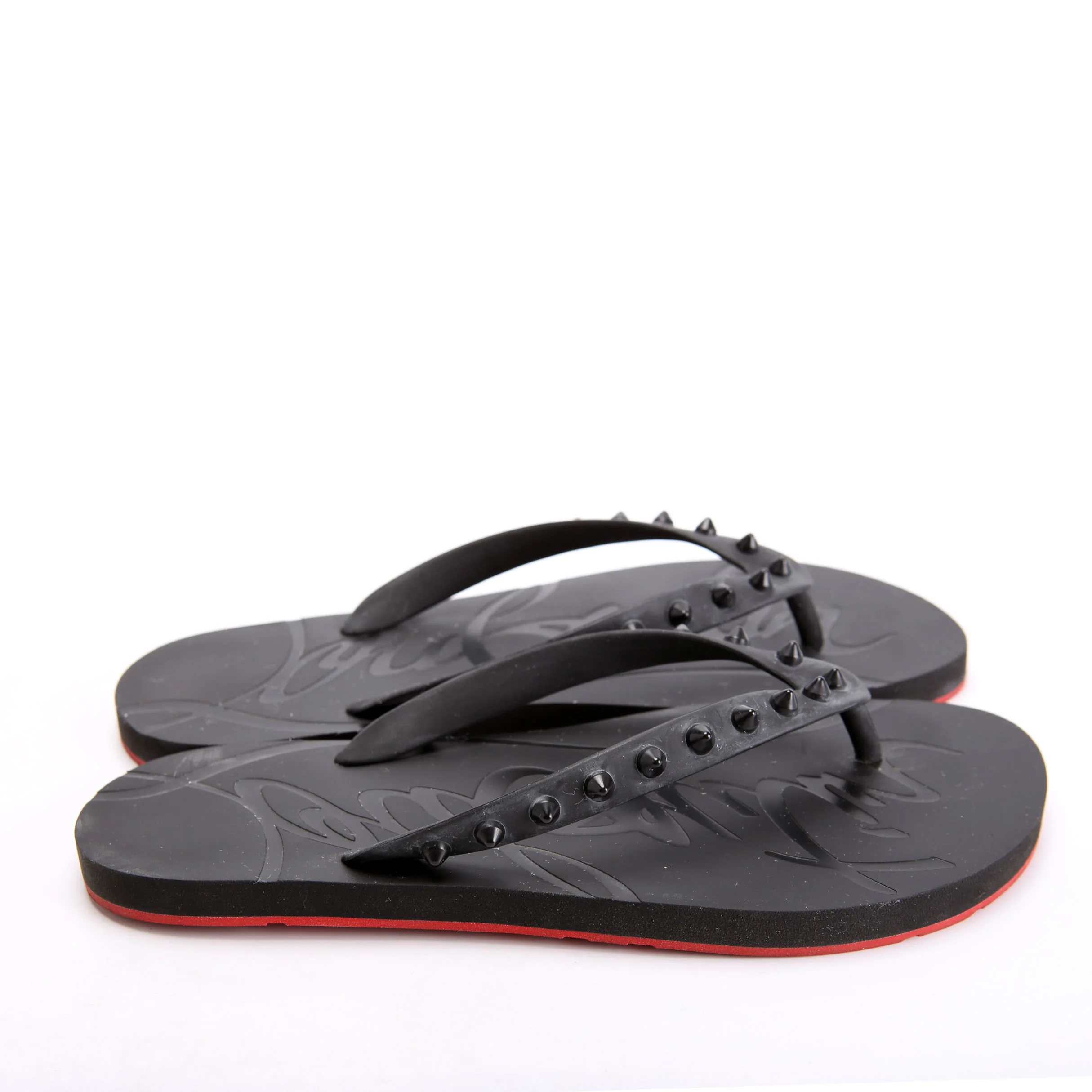 Loubi Flip Spikes Donna Flats Size 39 Black - Image 3