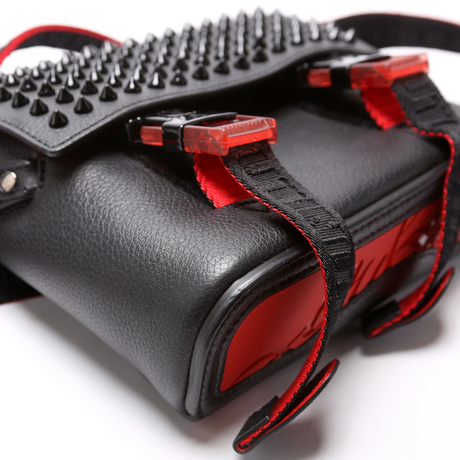 Loubiclic Spikes Small Messenger Black - Image 5