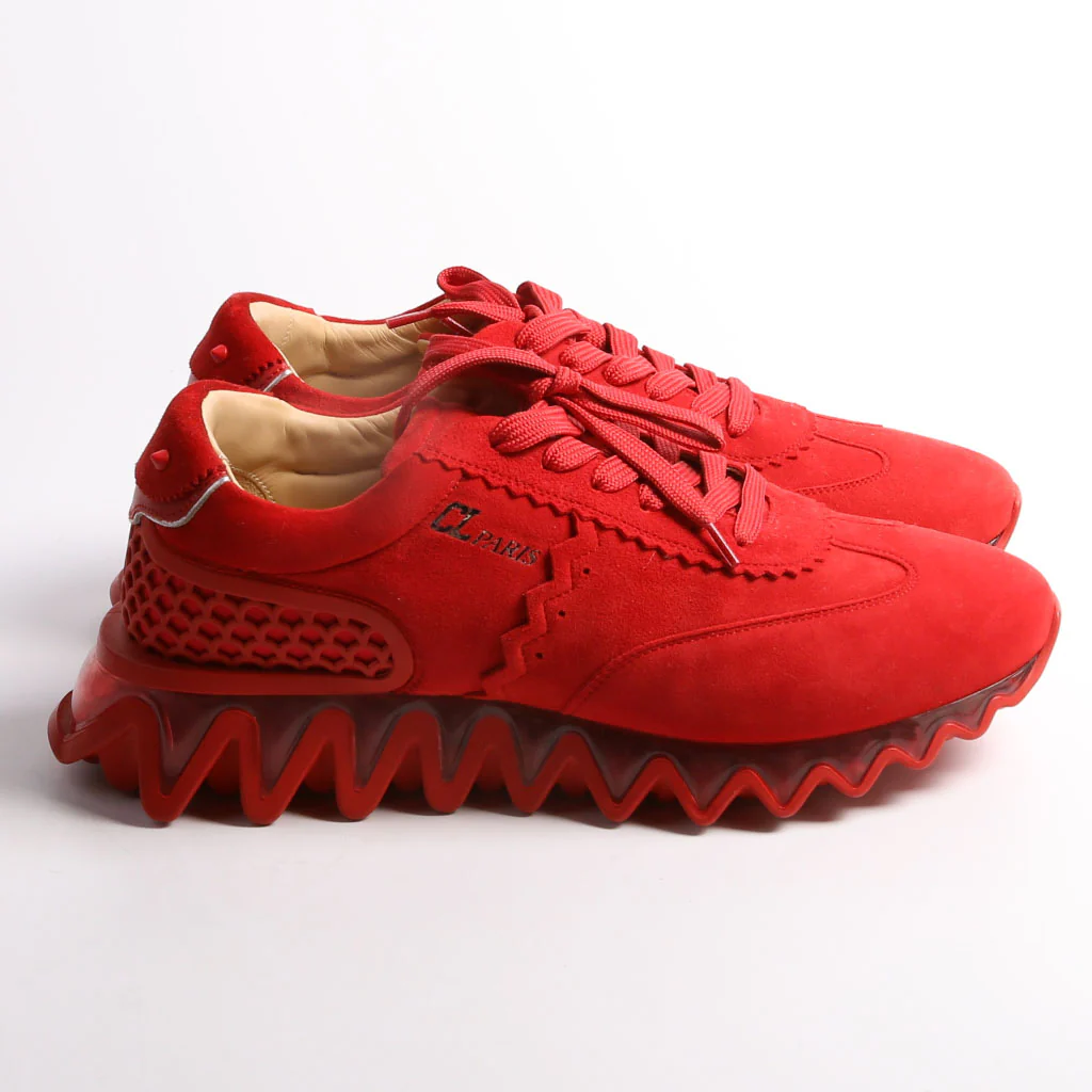 Loubishark Sneakers Size 42 Red - Image 4