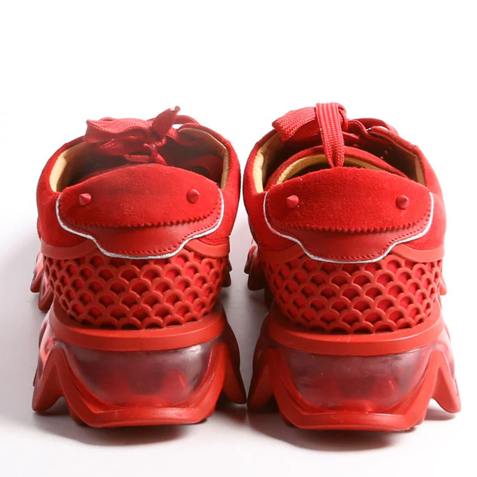 Loubishark Sneakers Size 42 Red - Image 5
