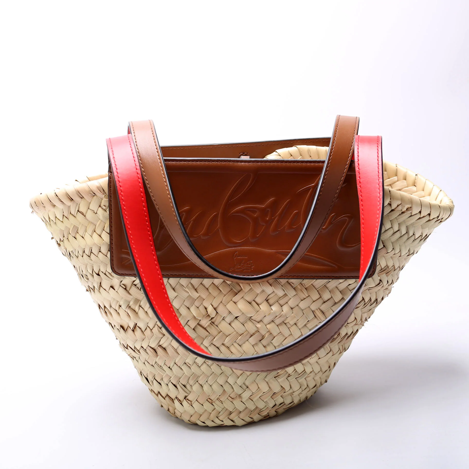 Loubishore Raffia Tote Small Brown - Image 3