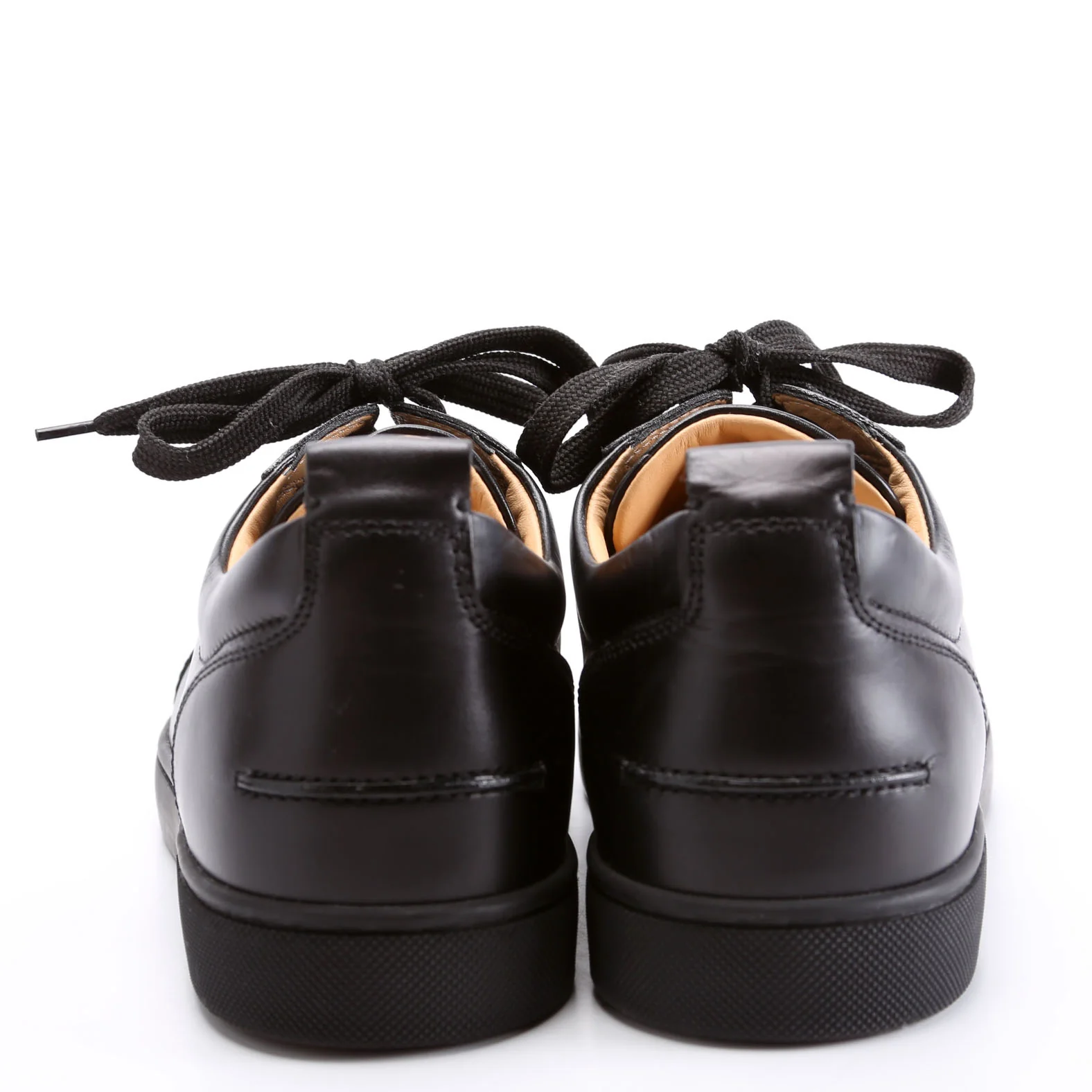 Louis Junior Spike Leather Sneakers Size 41.5 Black - Image 4