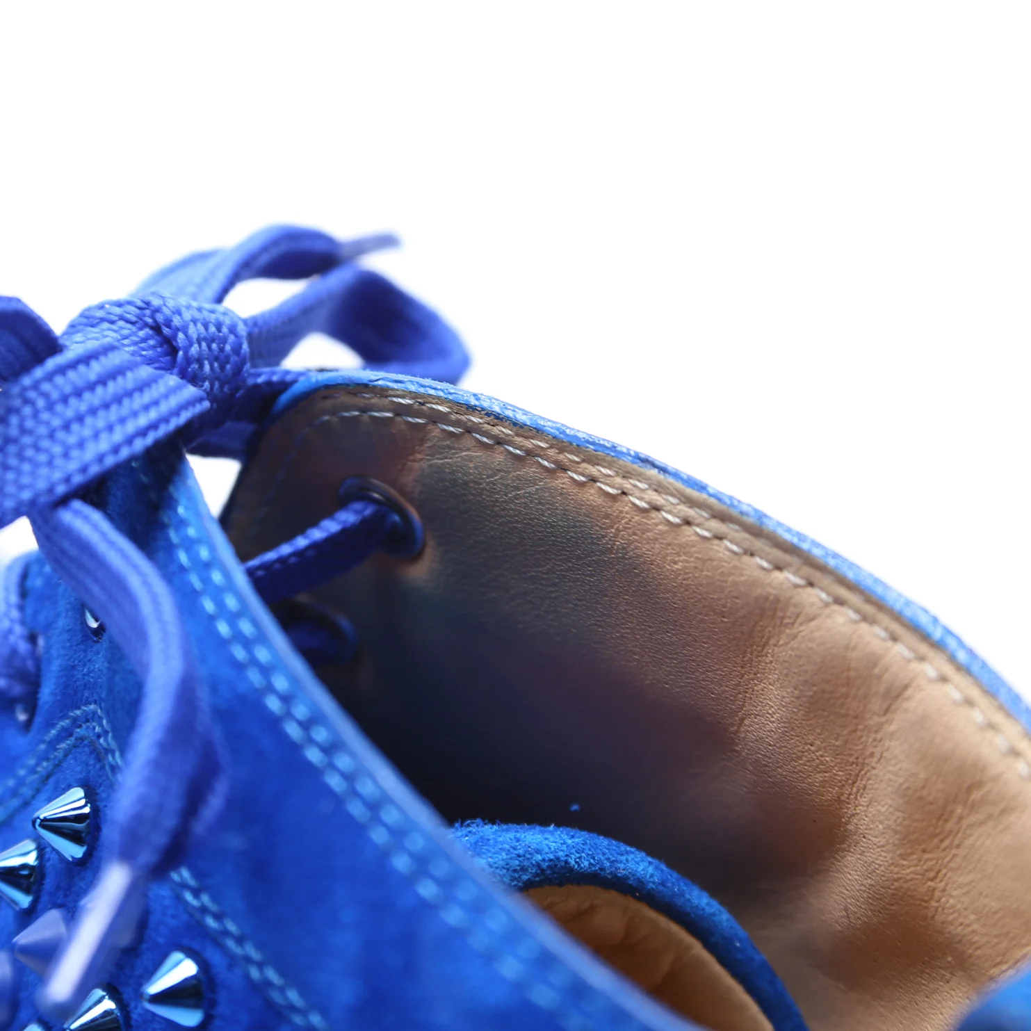 Louis Spikes Sneakers Size 42.5 Blue - Image 6