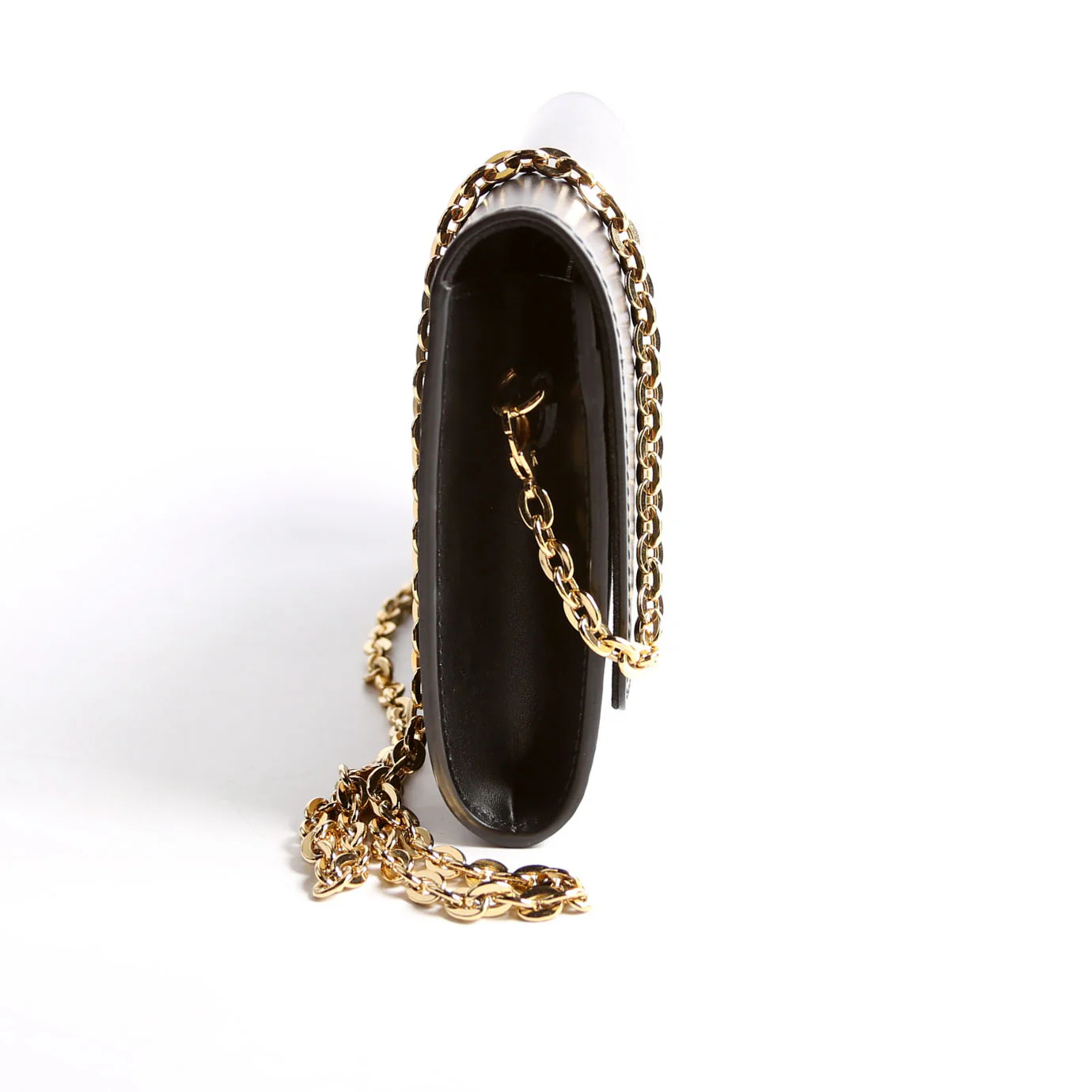 Louise GM Chain Bag Calfskin Black - Image 3