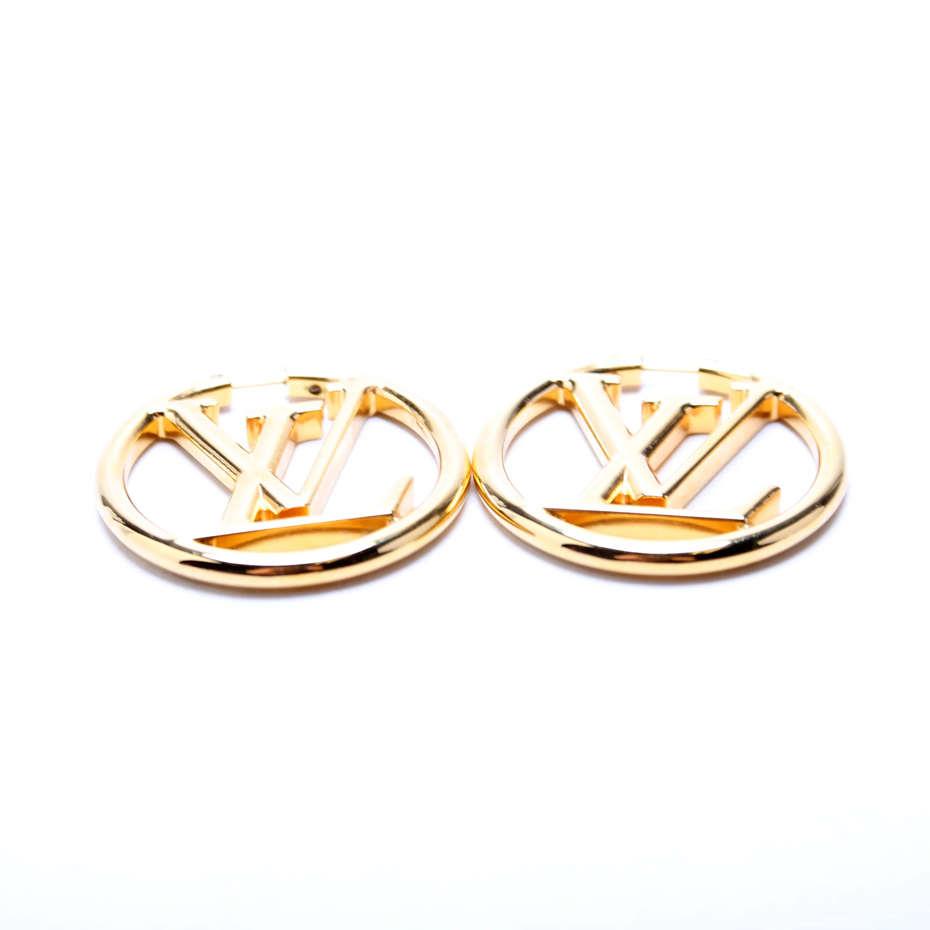 Louise Hoop Earrings Gold - Image 3