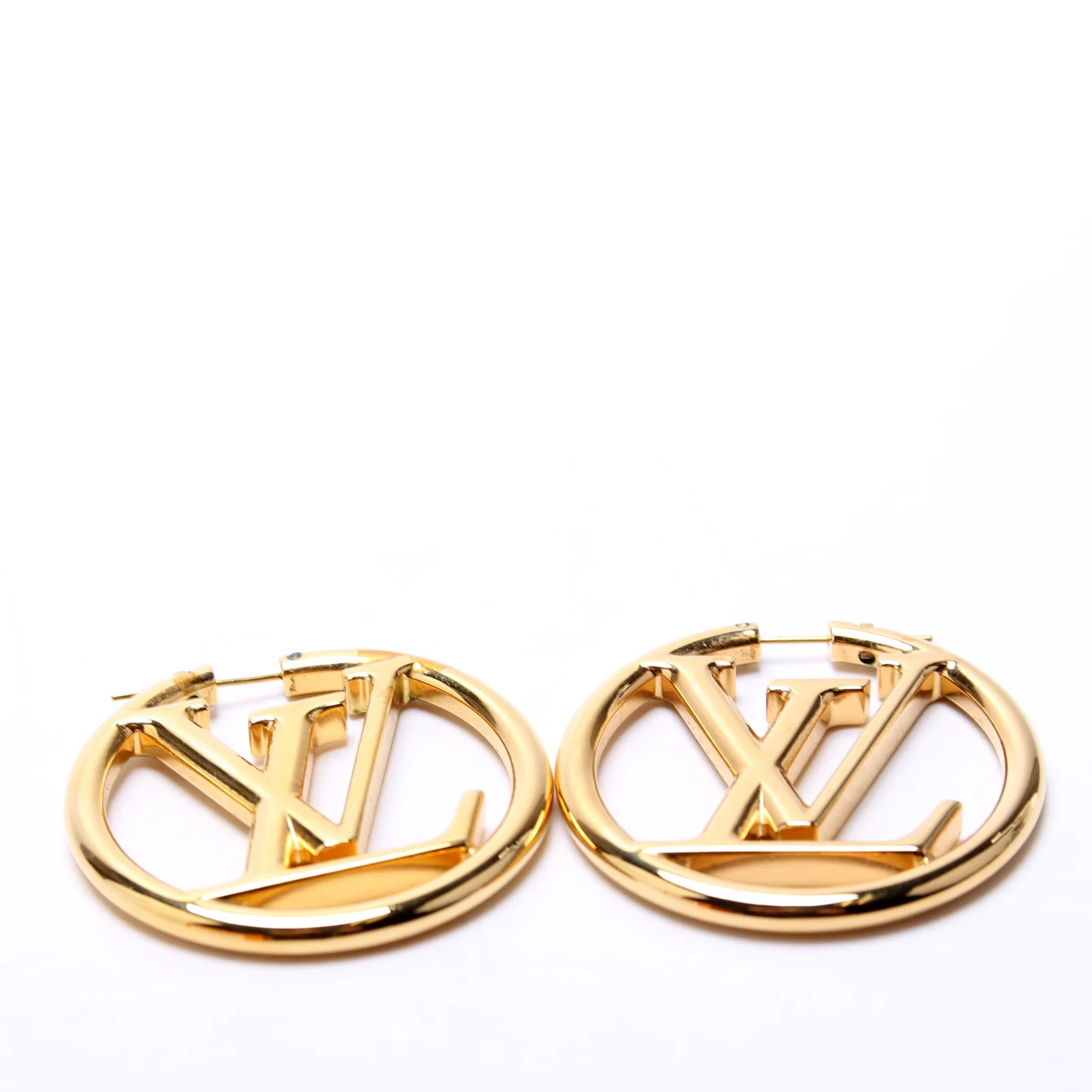 Louise Hoop GM Earrings Gold - Image 3