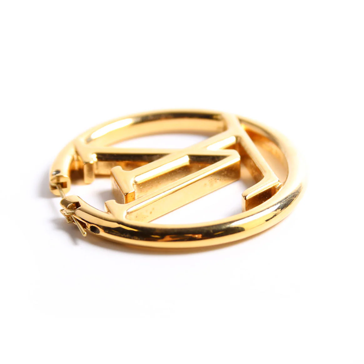 Louise GM Hoop Earrings Gold - Image 7