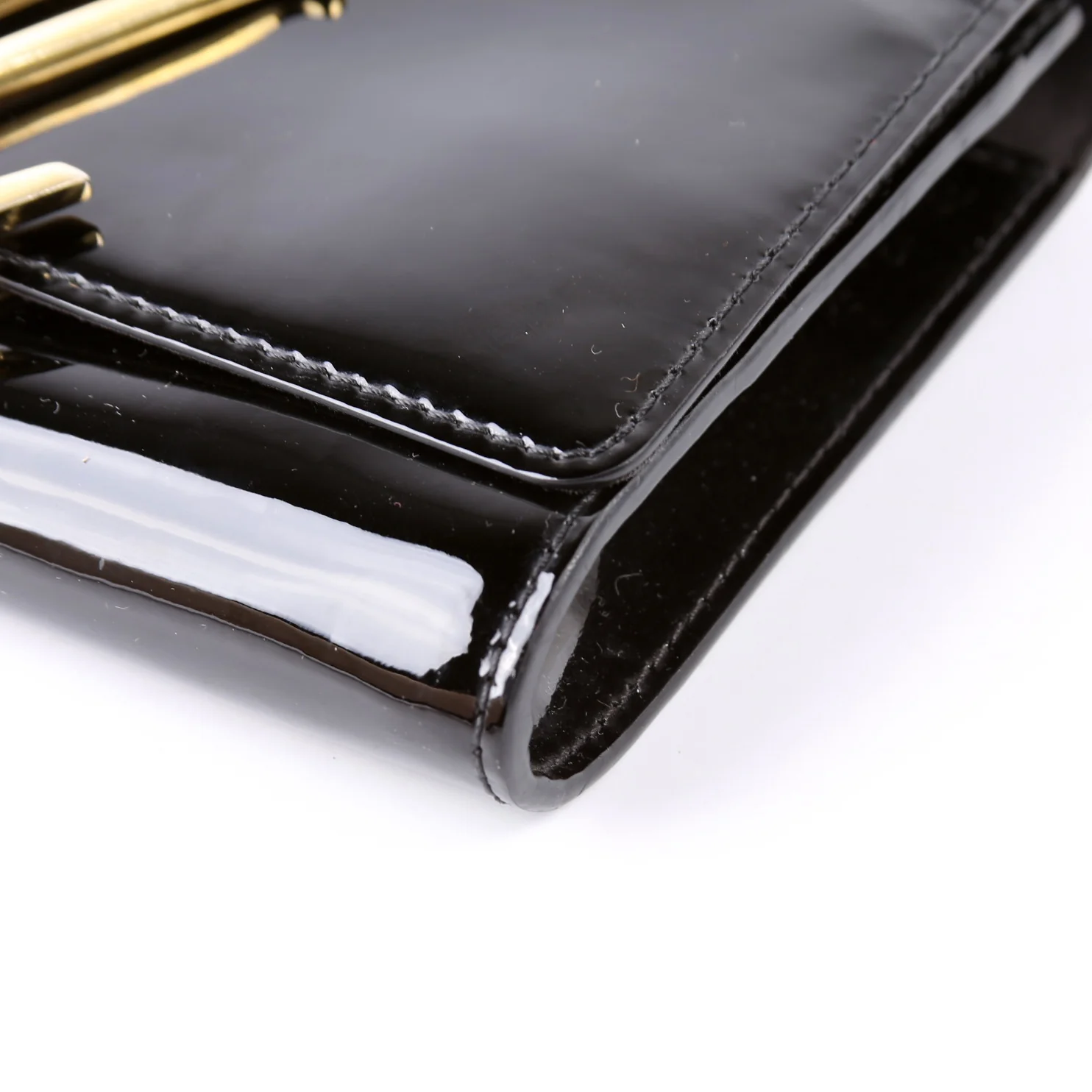 Louise MM Chain Bag Vernis Black - Image 6