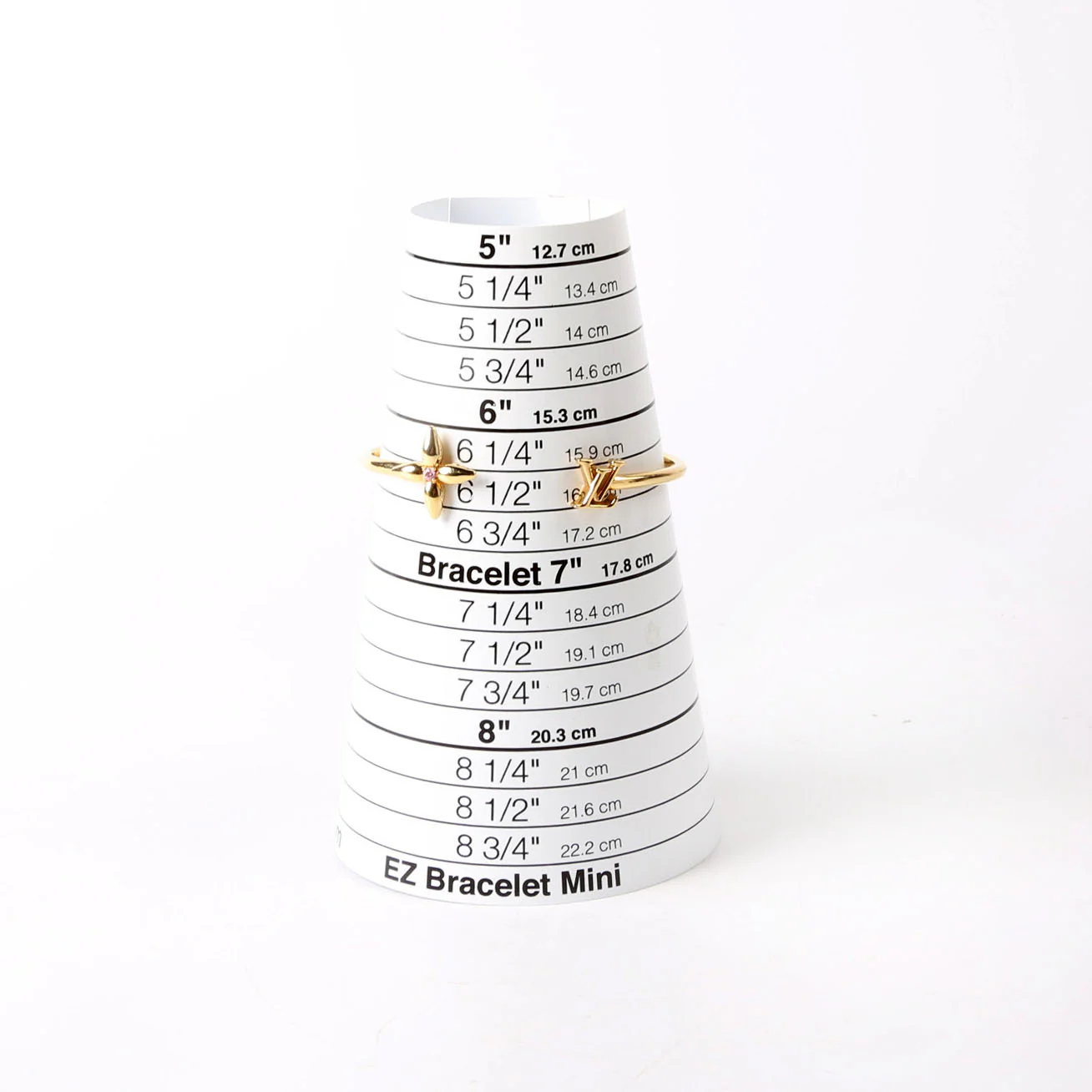 Louisette Signature Bracelet Size M Gold/Pink - Image 6