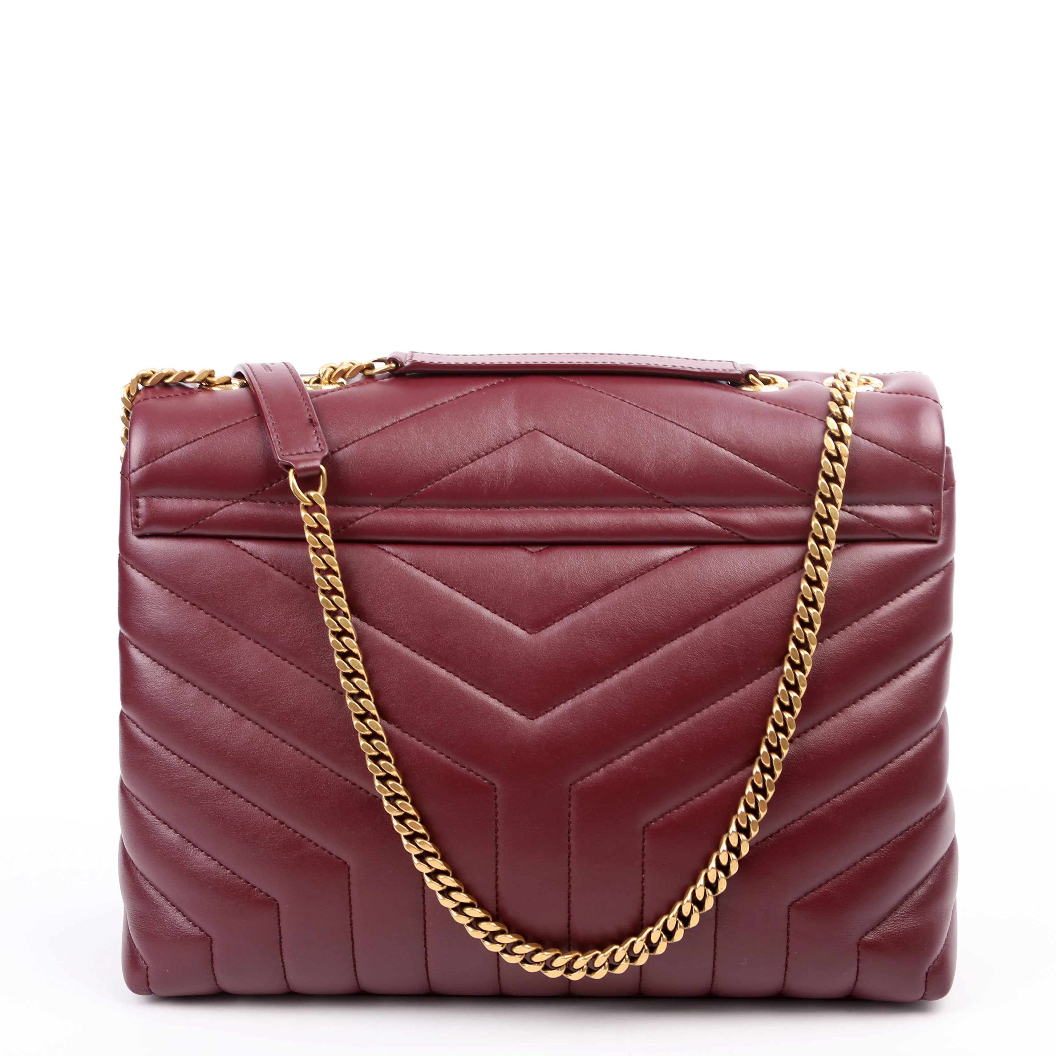 Loulou Medium Quilted 574946 Burgundy - Image 3