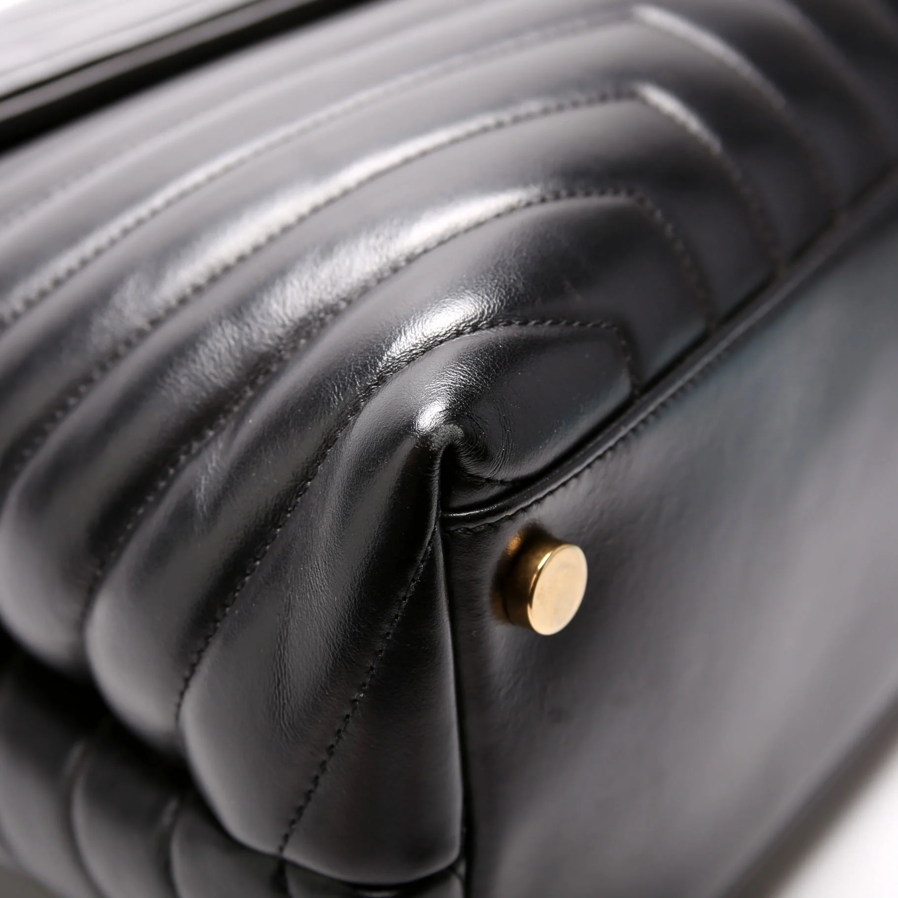 LouLou Satchel Large 574947 Black - Image 5