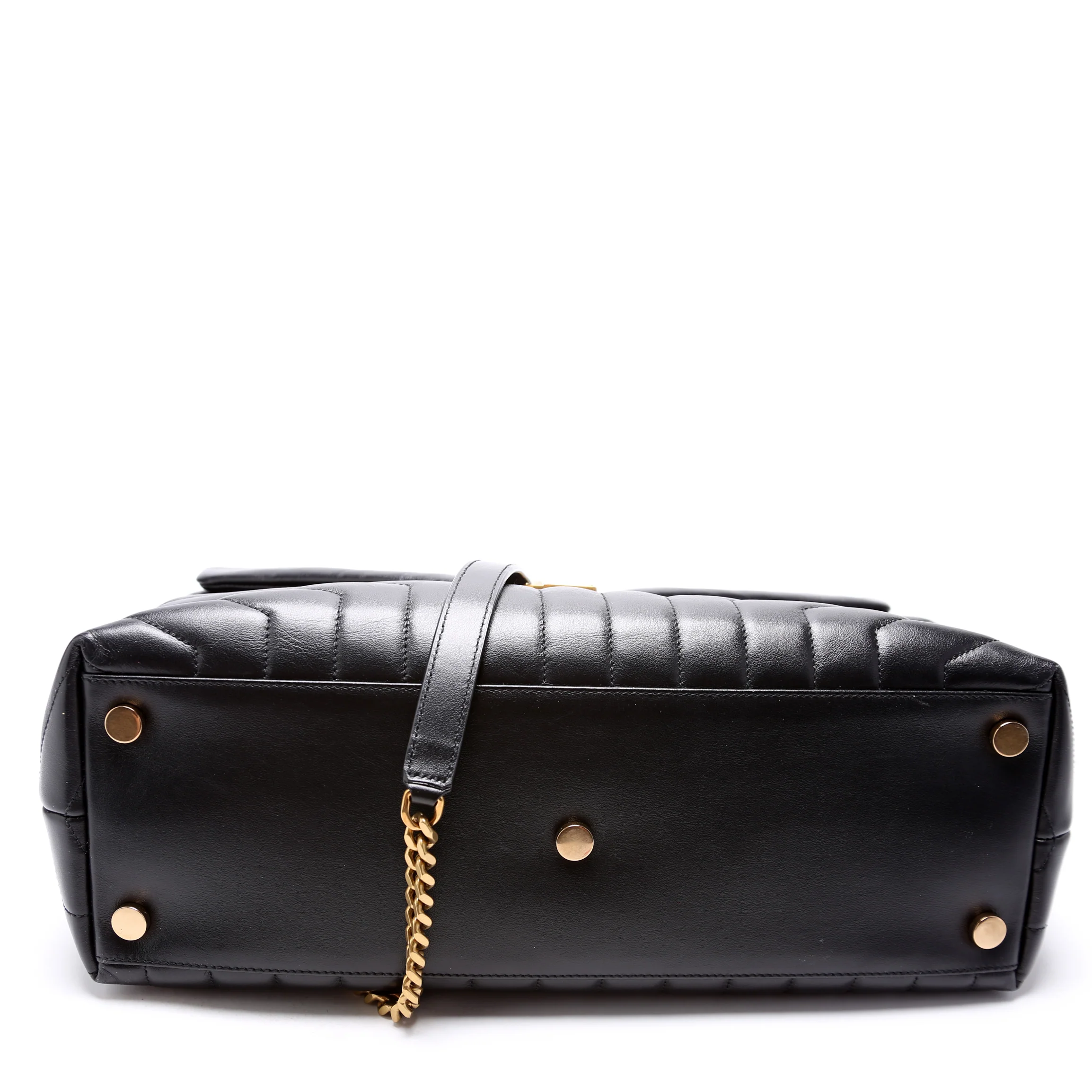 Loulou Satchel Large 574947 Black - Image 4