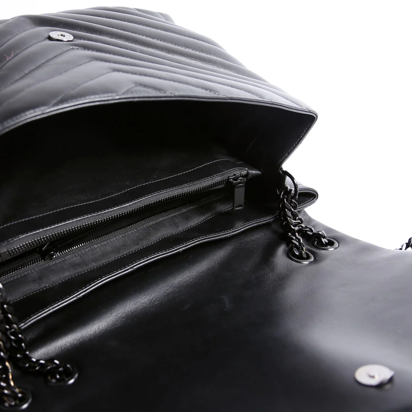LouLou Satchel Large 574947 Black - Image 14