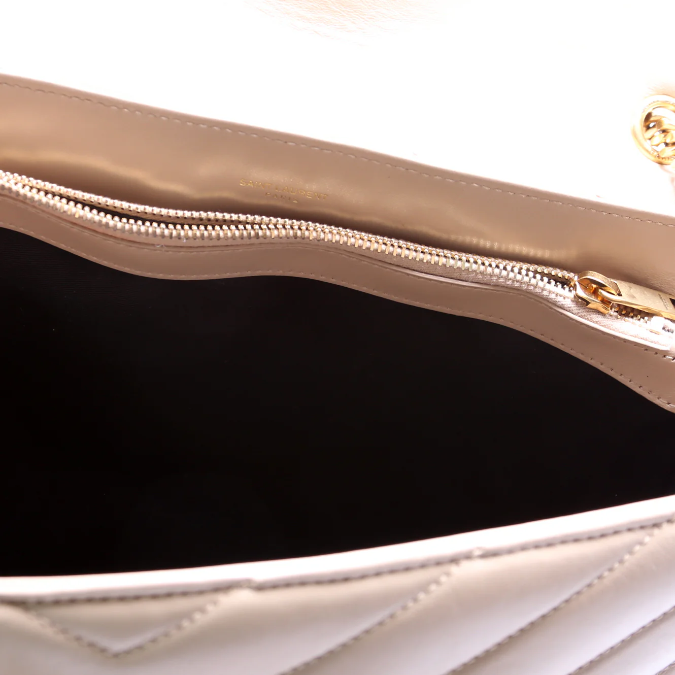 Loulou Satchel Large Beige - Image 10