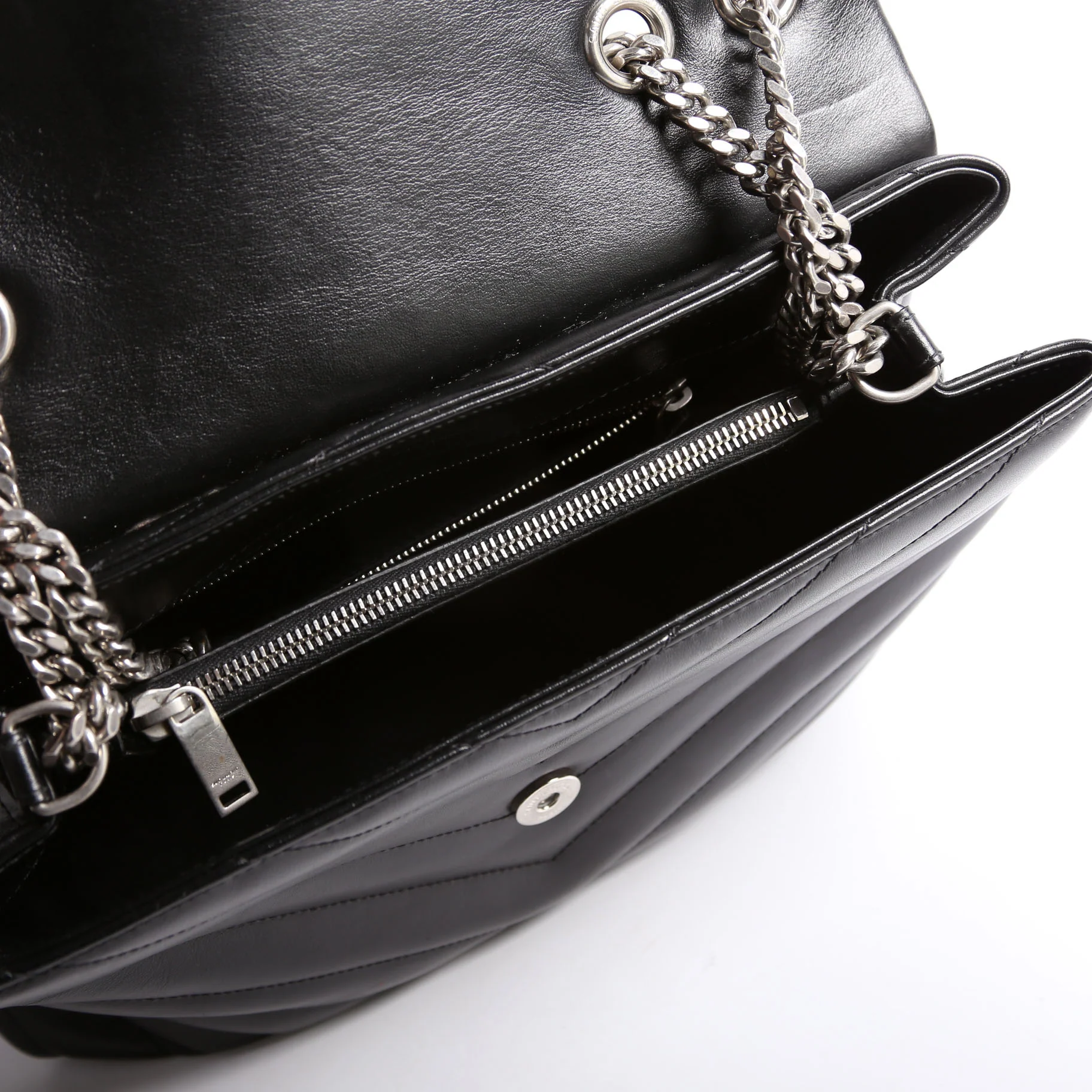 LouLou Satchel Medium 487216 Black - Image 9