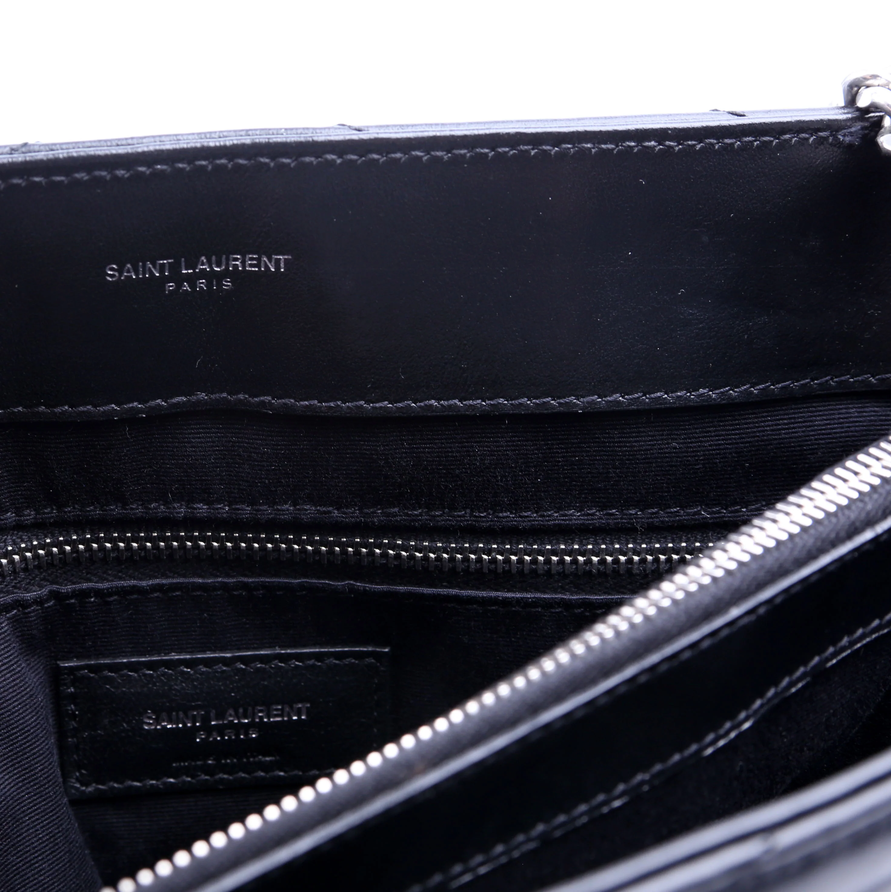 Loulou Satchel Medium Black 487216 - Image 12