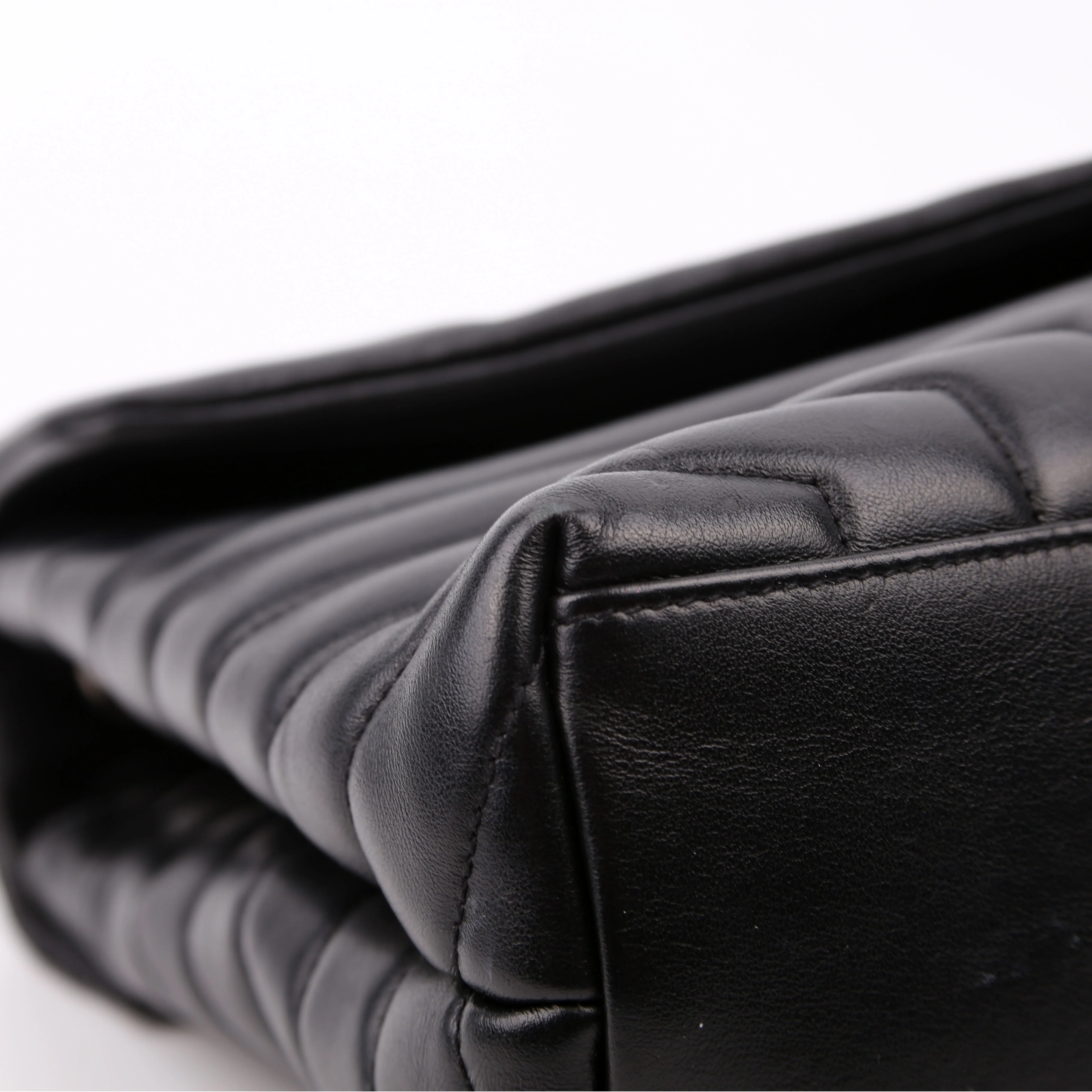 Loulou Satchel Medium Black 487216 - Image 5