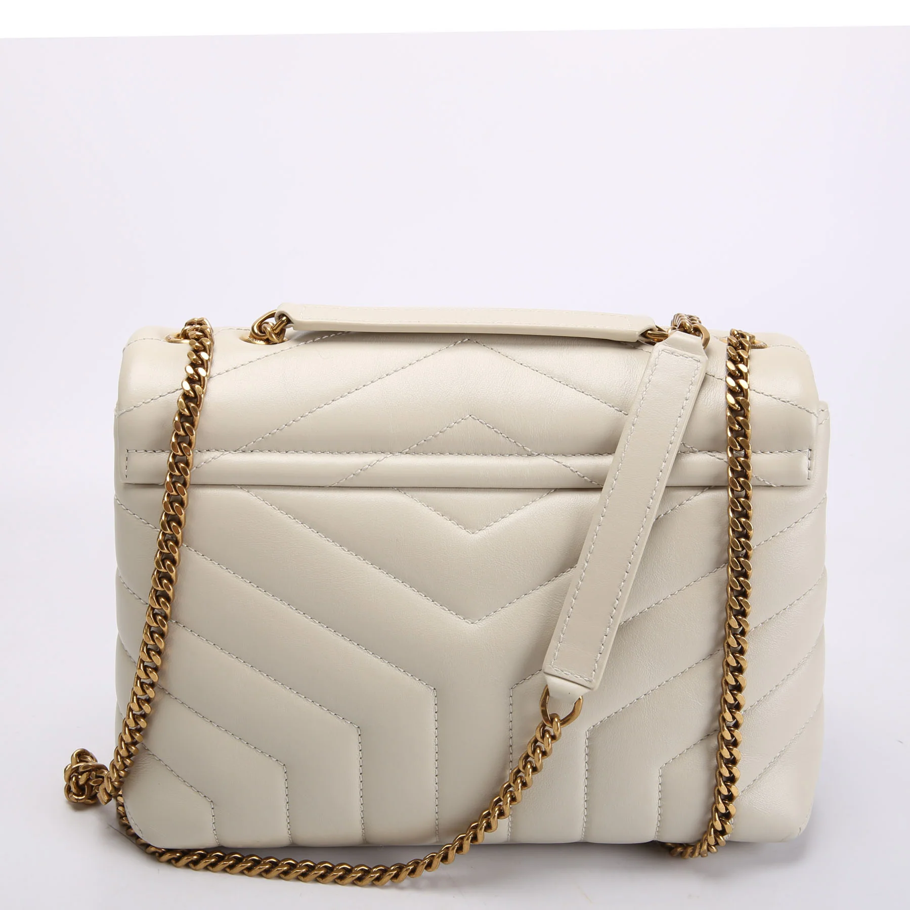 LouLou Satchel Small 494699 Ivory - Image 3
