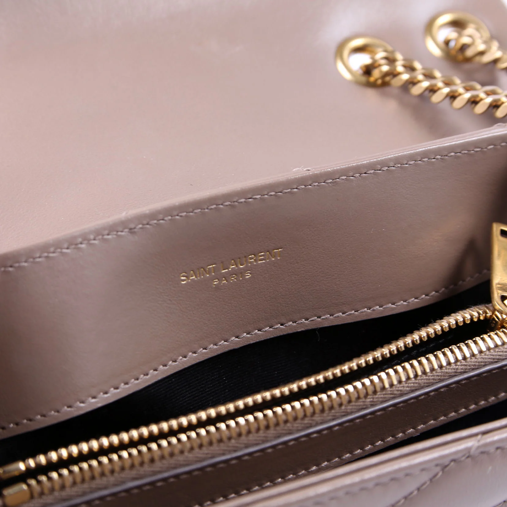 Loulou Satchel Small 494699 Taupe - Image 11