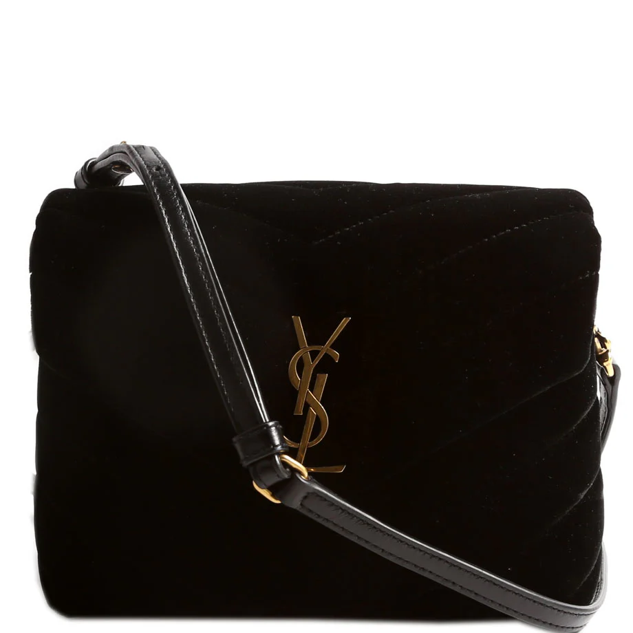 LouLou Satchel Top Crossbody Velvet 467072 Black