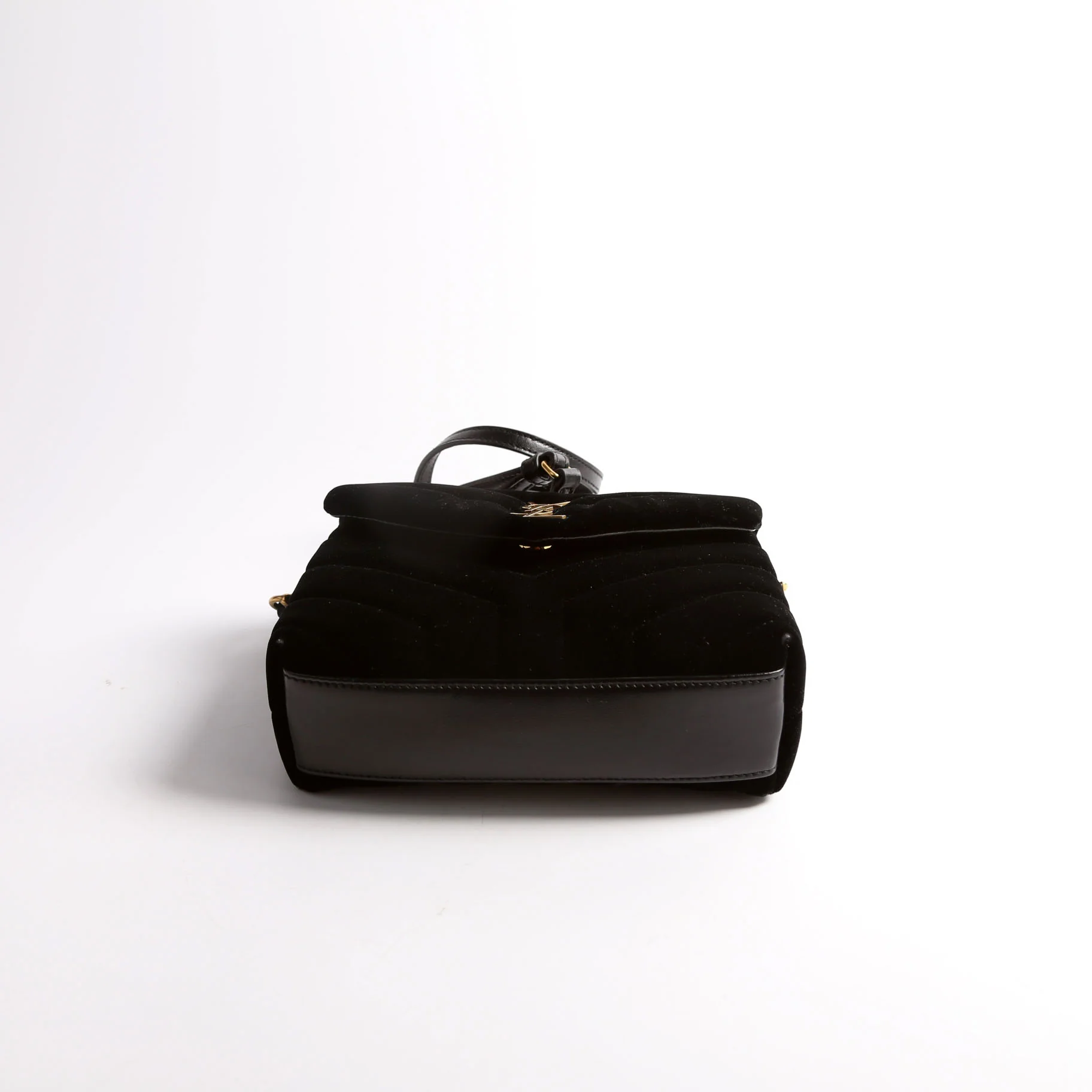 LouLou Satchel Top Crossbody Velvet 467072 Black - Image 3