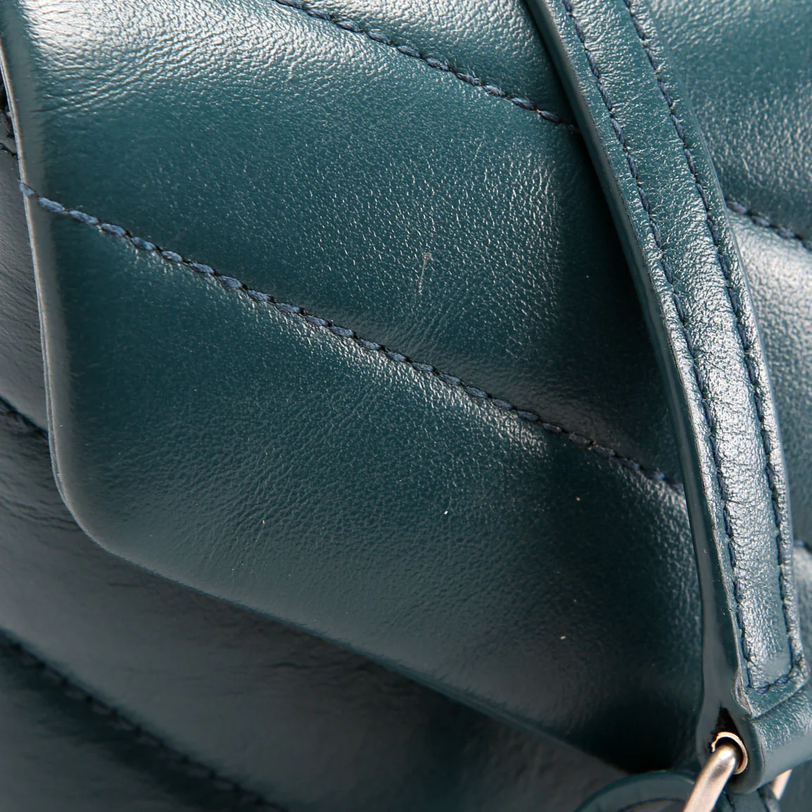 LouLou Satchel Toy Crossbody 467072 Teal - Image 8