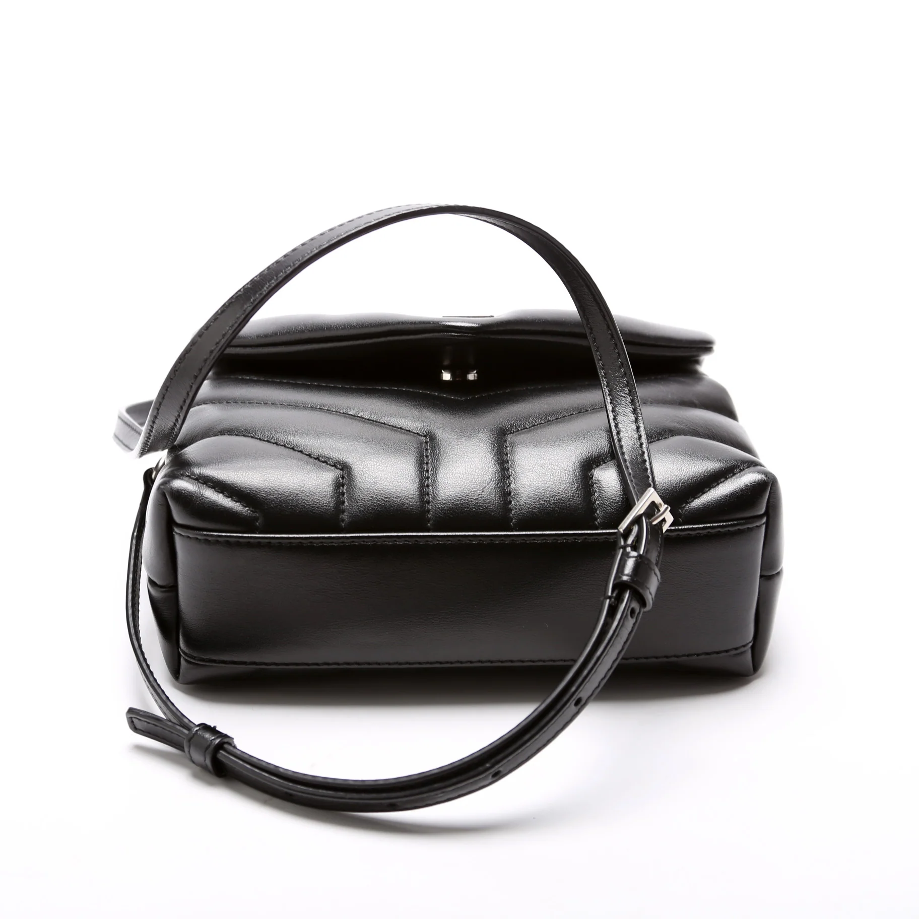 Loulou Satchel Toy Crossbody 678401 Black - Image 4