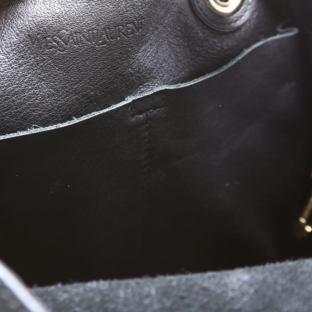 Lucky Chyc Tote Calfskin 257213 Black - Image 11