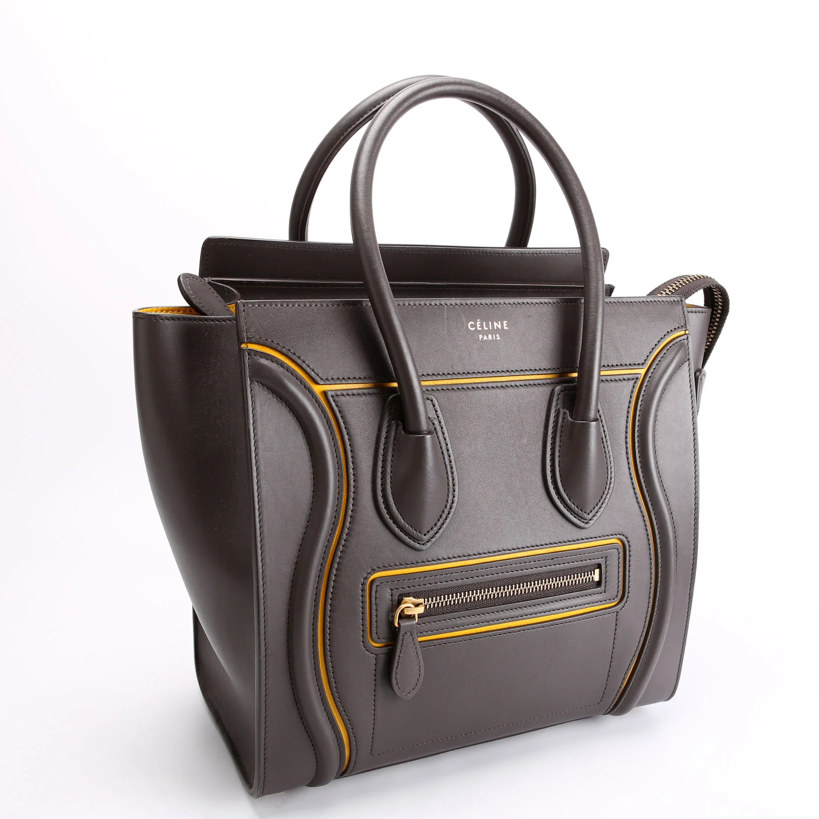 Luggage Micro Brown/Yellow - Image 2